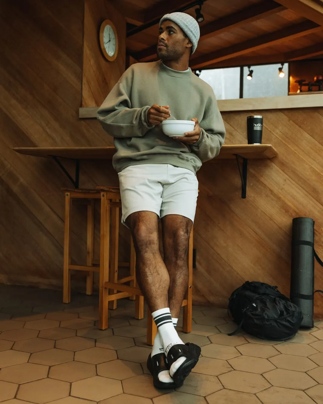 Huckbery Wellen Wellknit Short - 7", Mens Workout Shorts