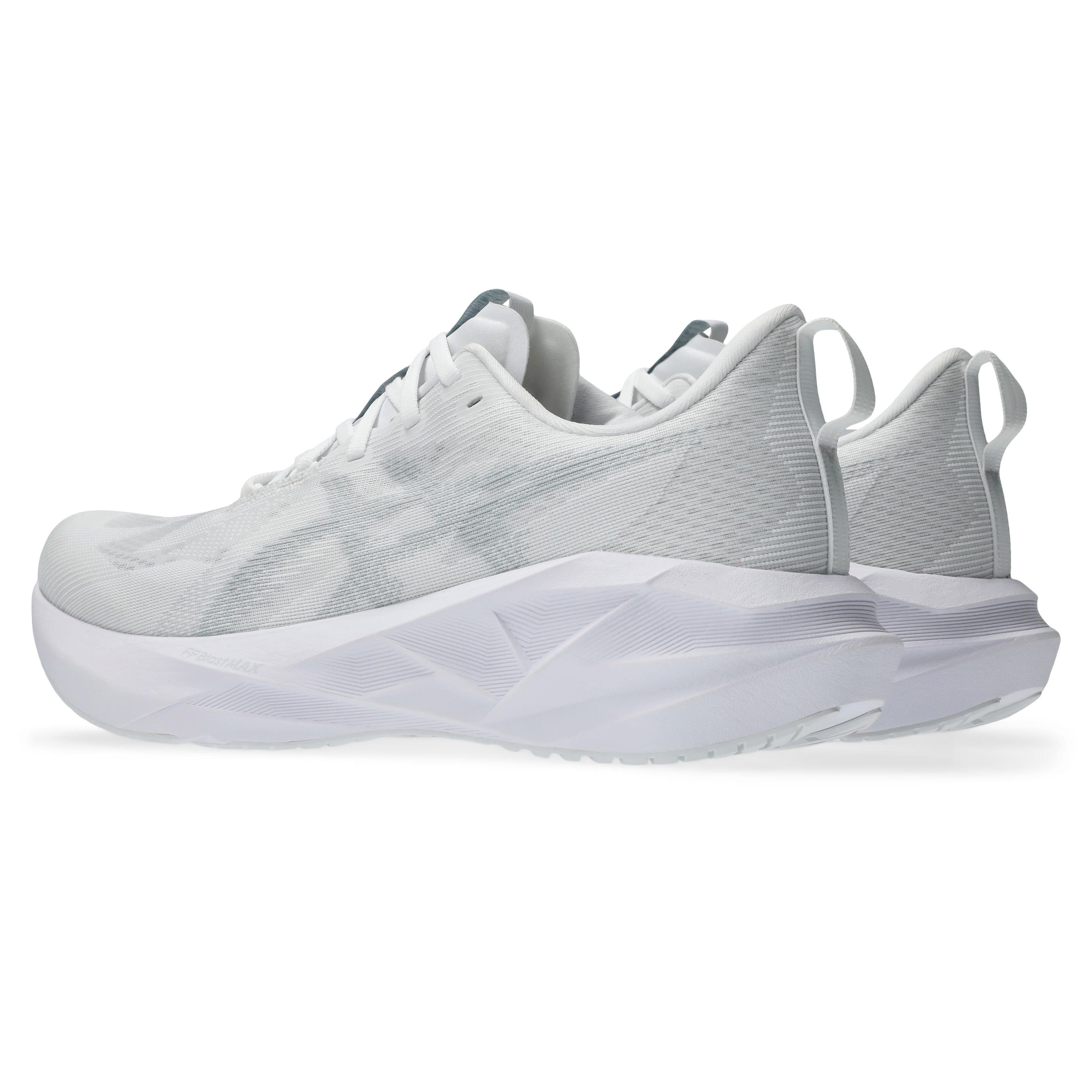 ASICS Novablast 5 Men's Shoes White/Piedmont Grey | Running