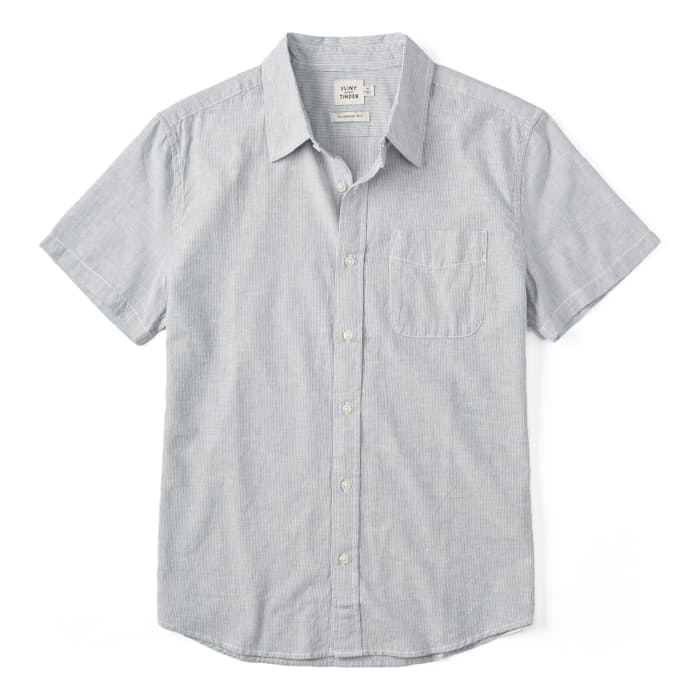 Oxford Shirt H And M Short Sleeve Button Up Men's White Short