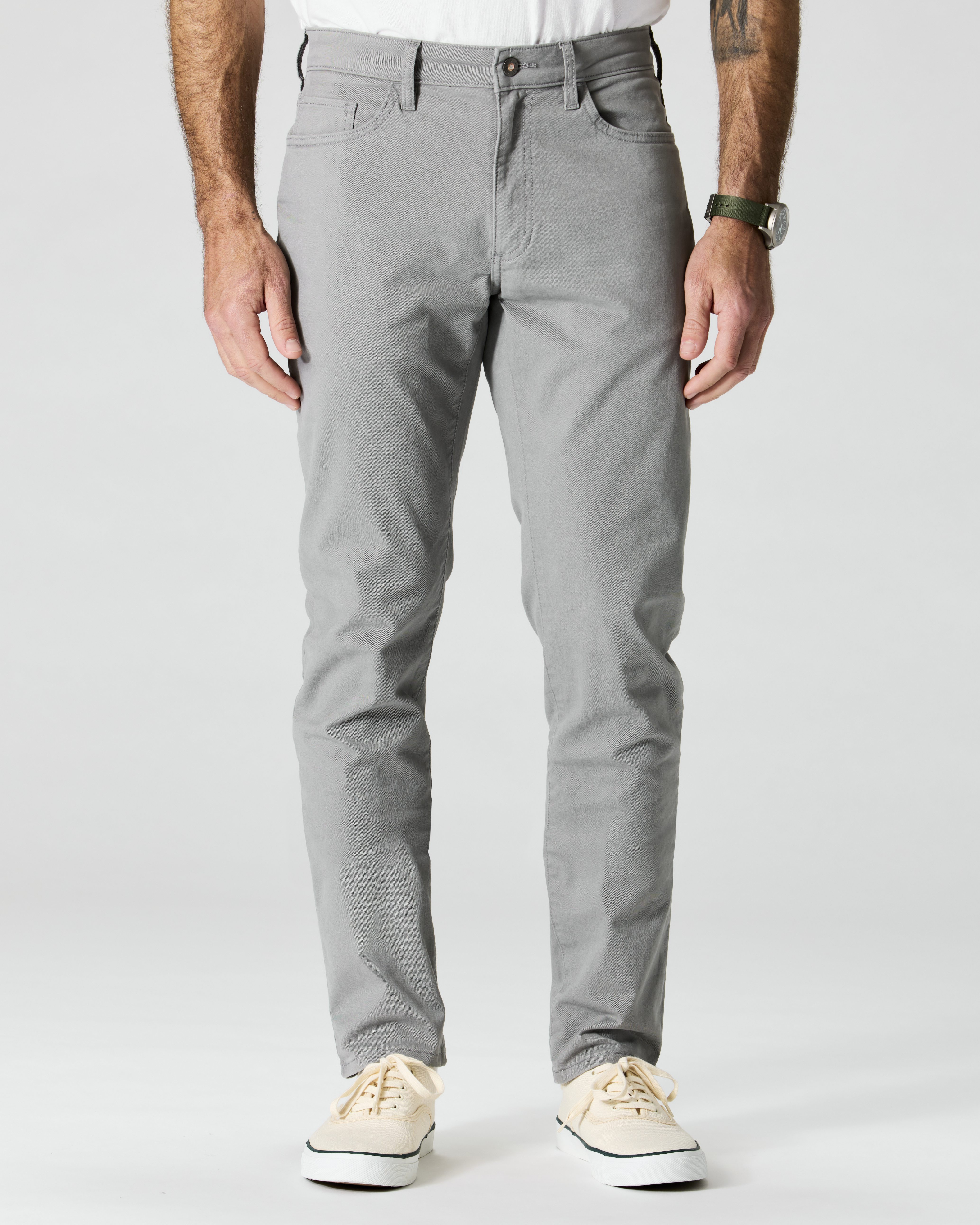 Flint and Tinder 365 5-Pocket Pant - HB Slim - Washed Grey | 5