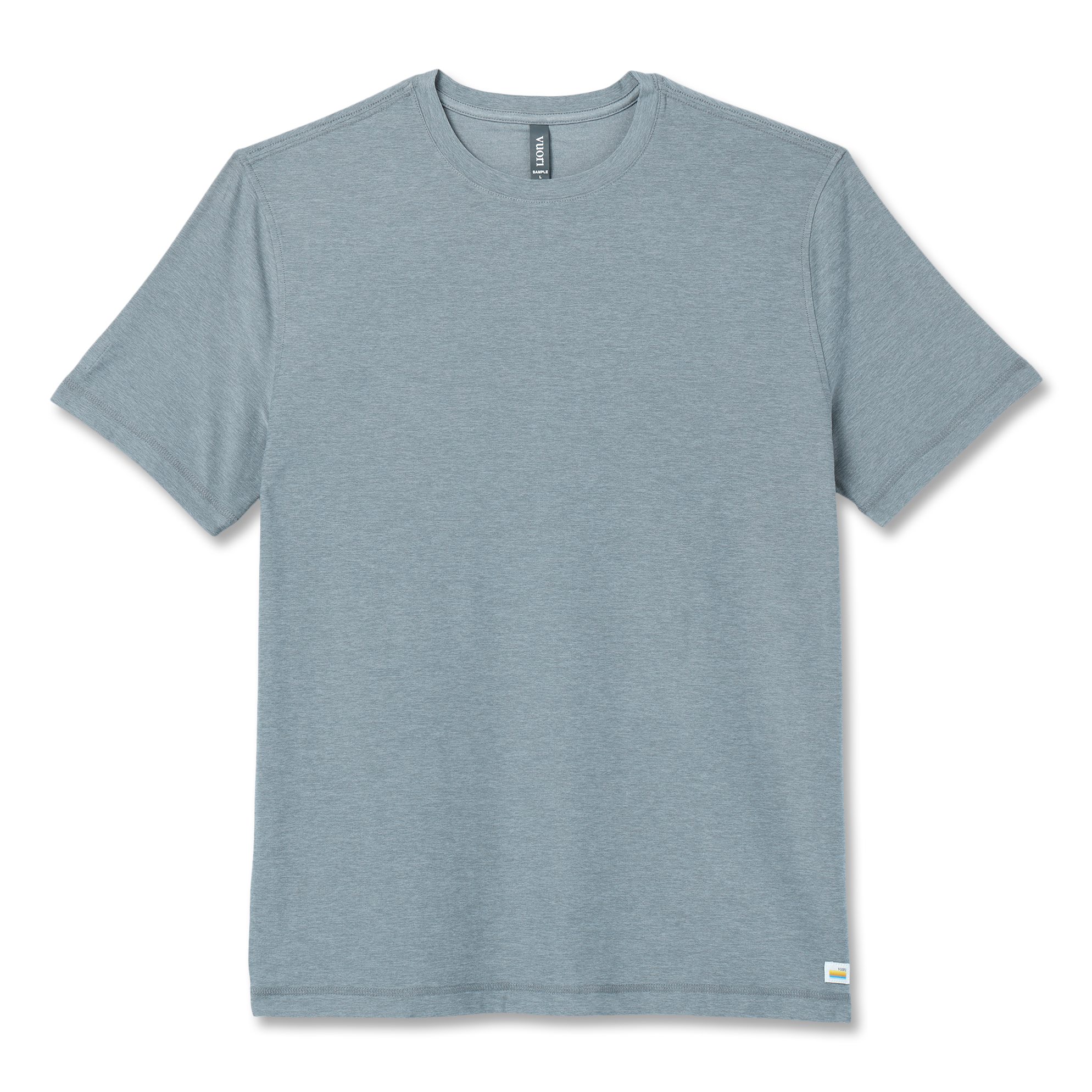 Vuori Strato Tech T-Shirt - Dusty Blue Heather | Active T