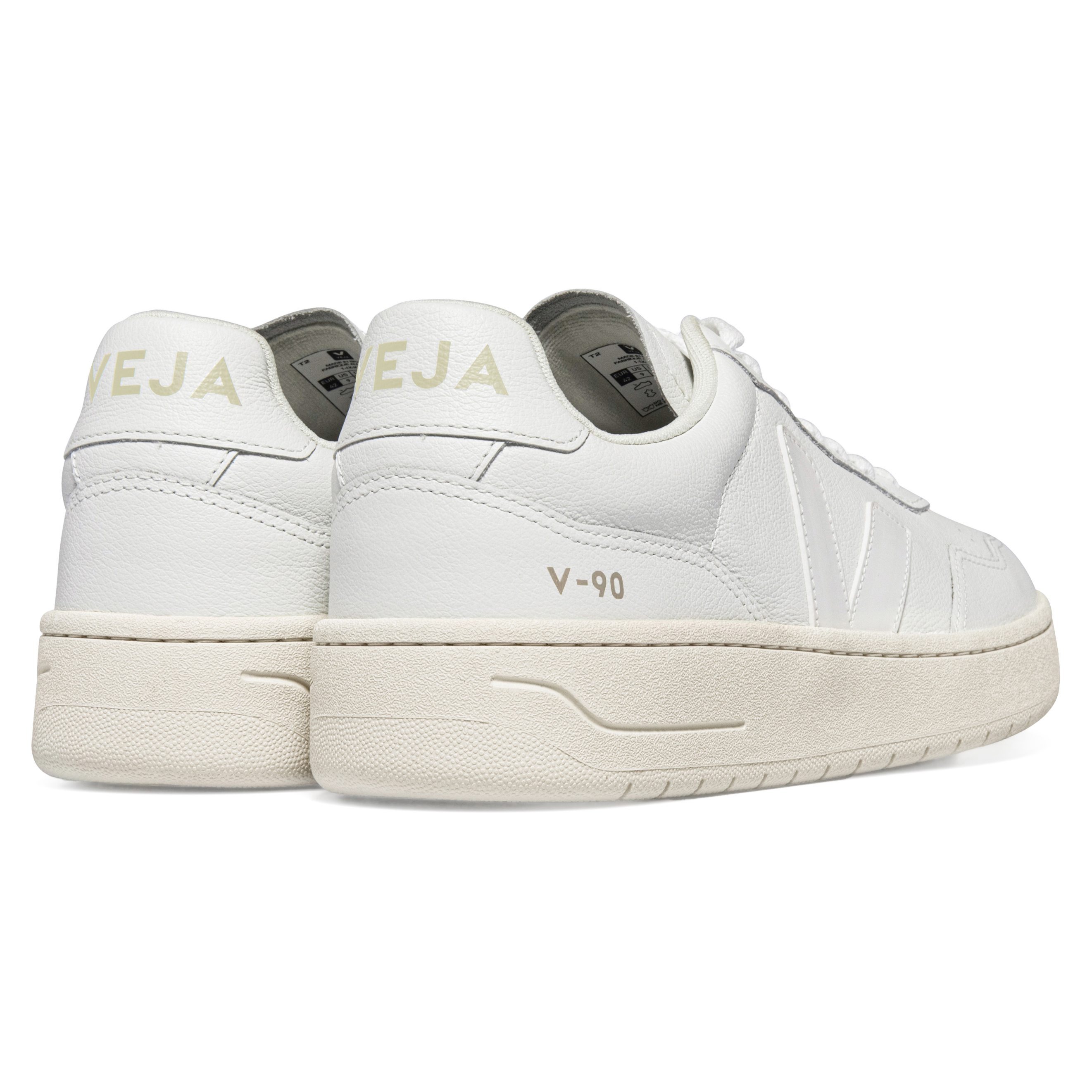 Veja V-90 Leather Sneaker - Extra White | Casual Sneakers | Huckberry