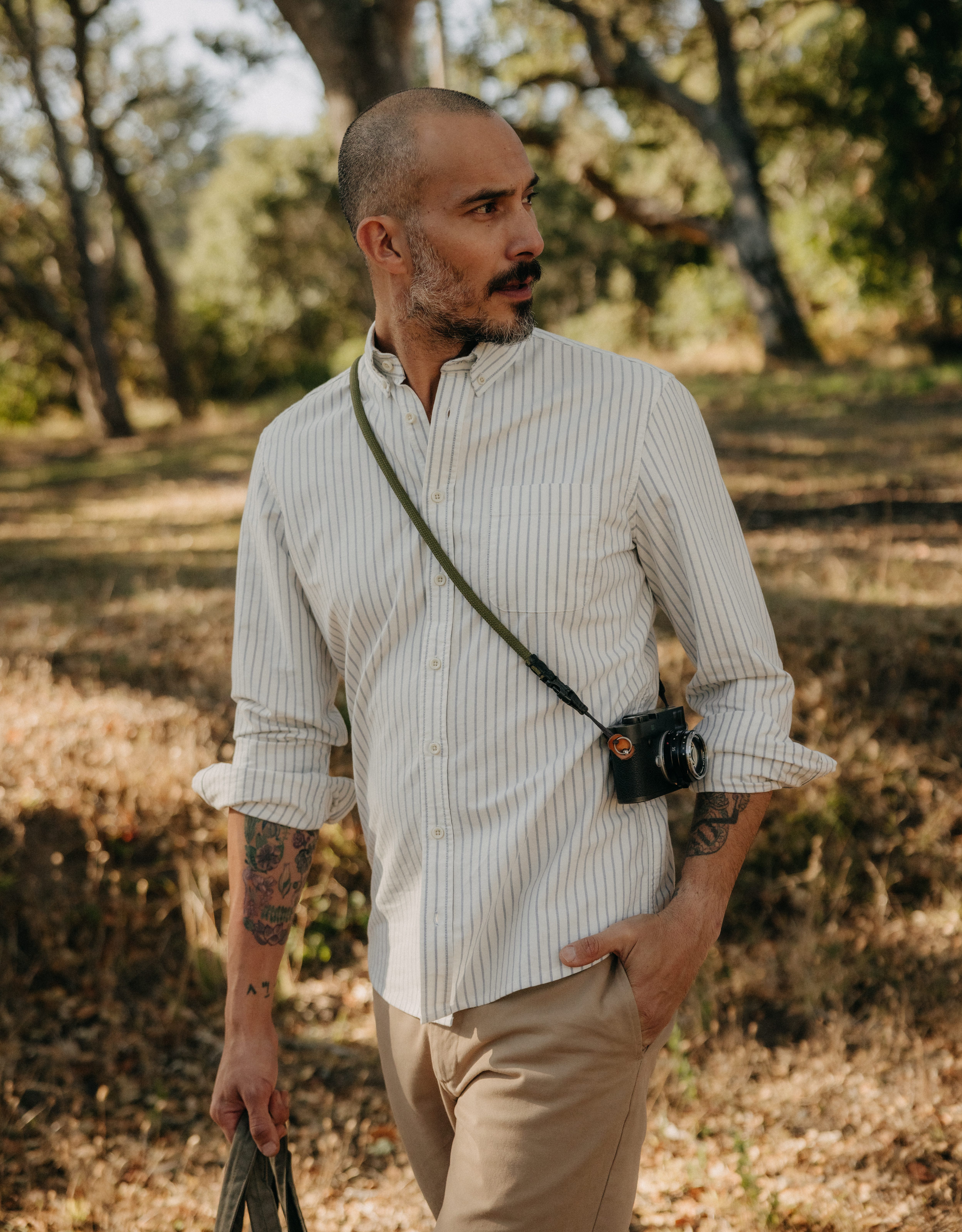 Taylor Stitch The Jack Everyday Oxford Shirt - White Stripe