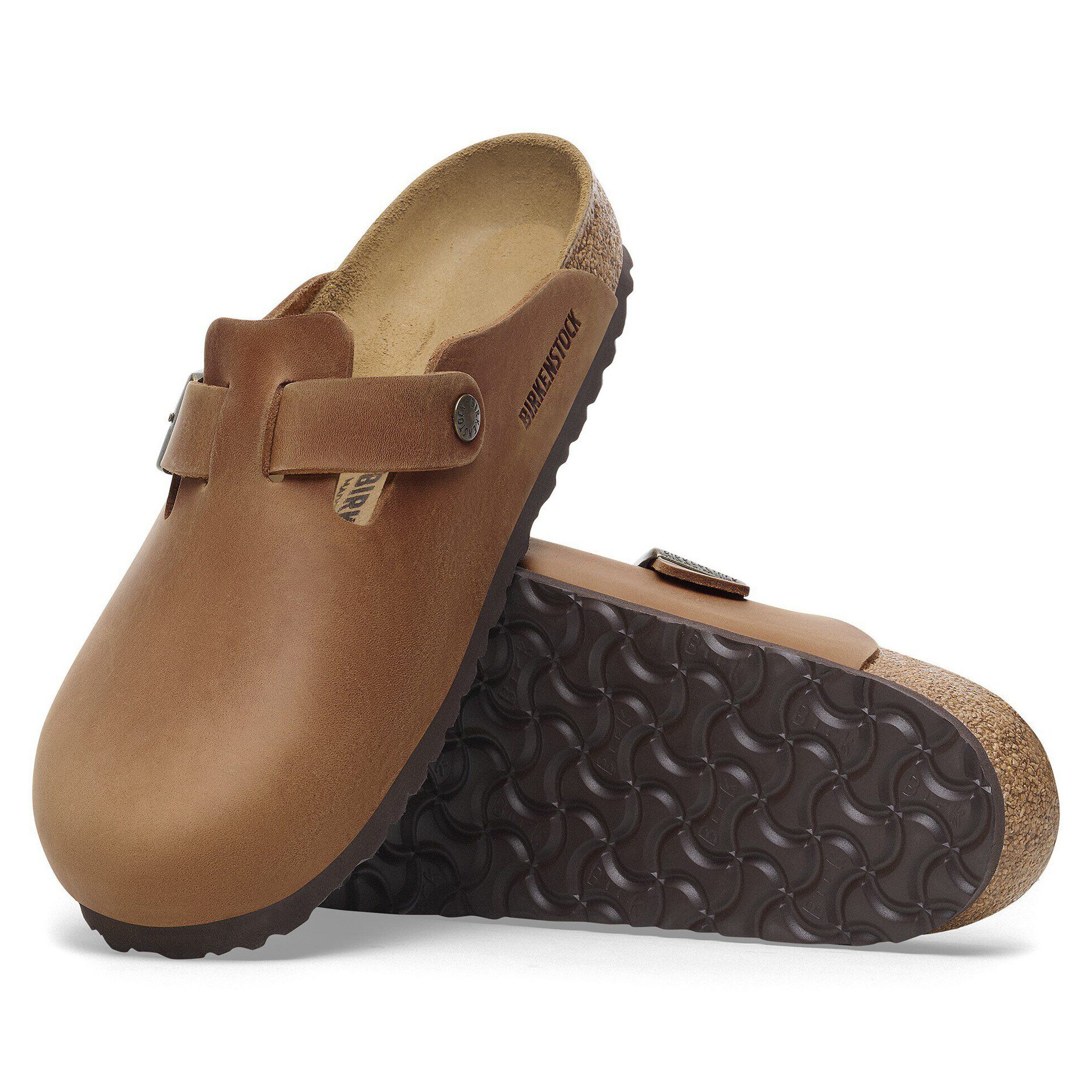 Birkenstock Boston Soft Footbed Clog - Cognac | Mules