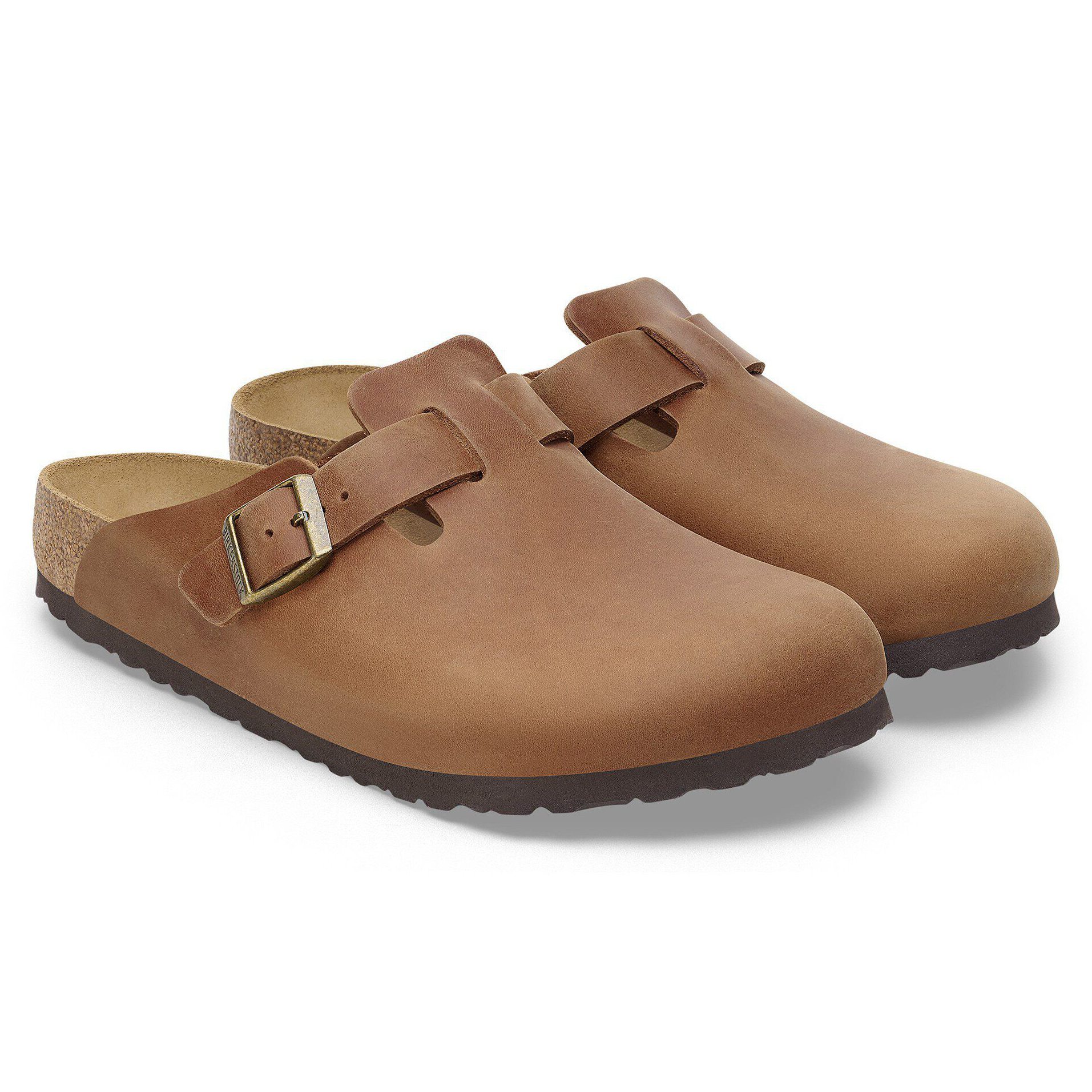 Birkenstock Boston Soft Footbed Clog - Cognac | Mules | Huckberry
