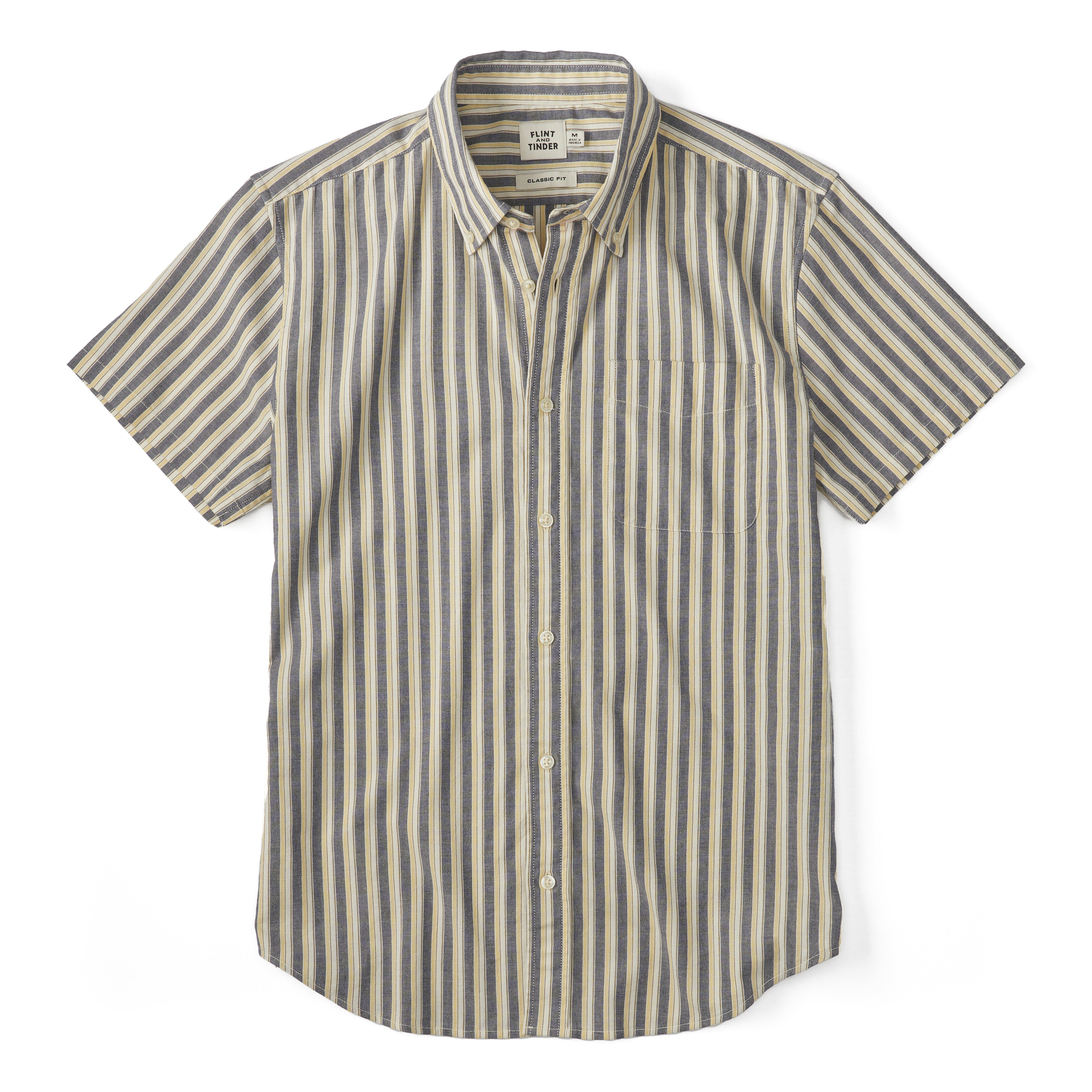 【schott） Stripe shirting natural shirt Schott Nyc Stripe Quarter Zip Shirt In White | ModeSens