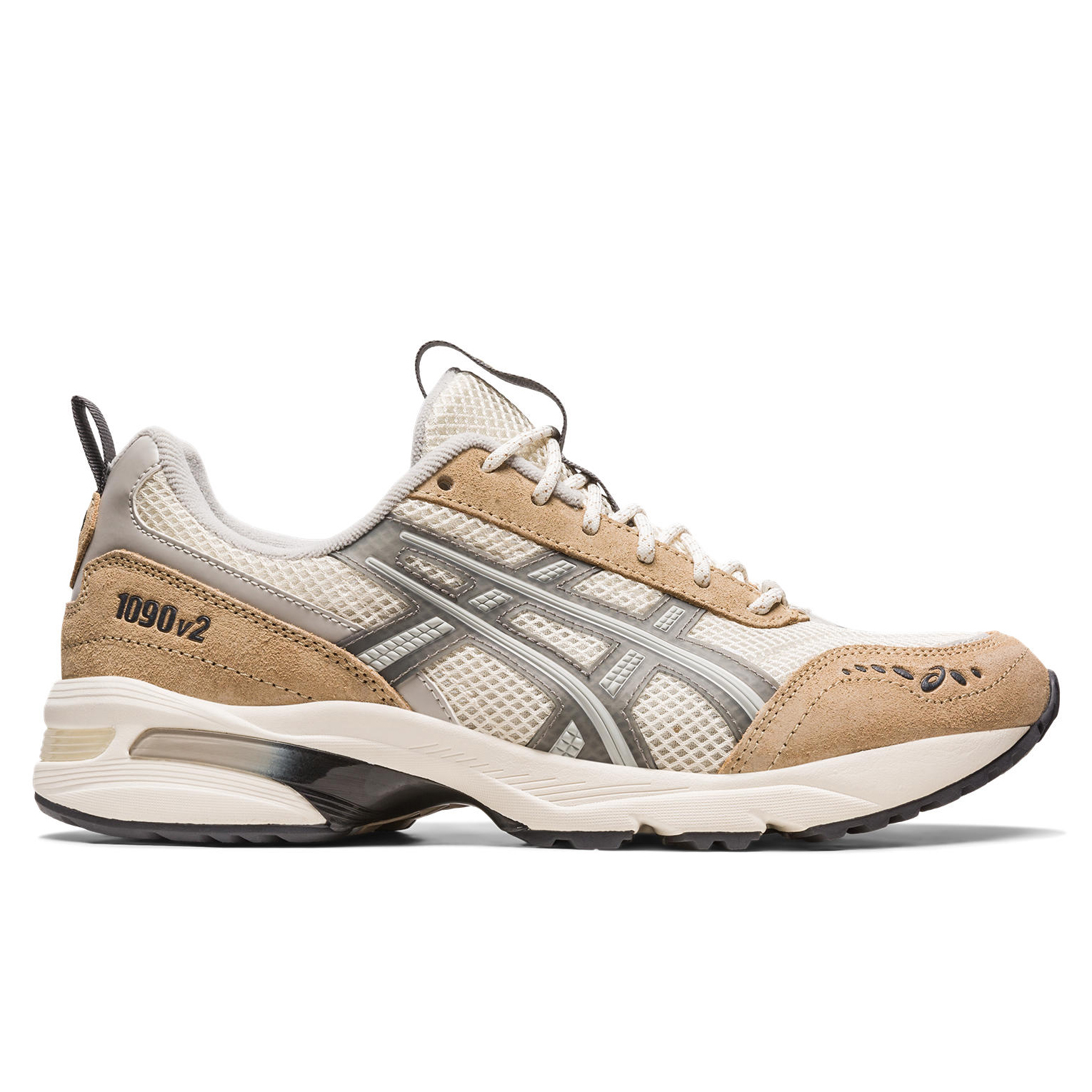Asics Gel-1090v2 Sneaker - Cream/Clay Grey | Casual Sneakers