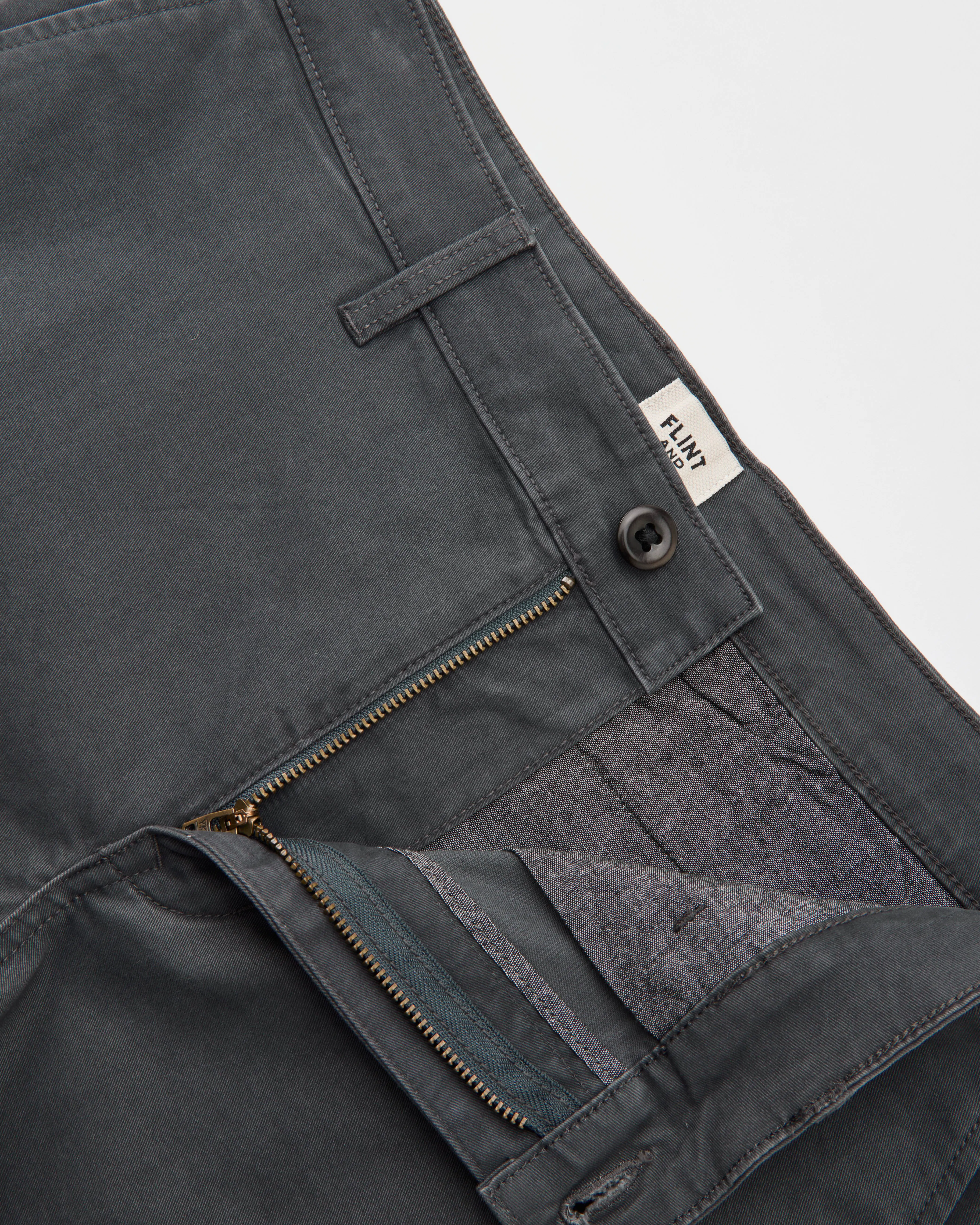 Huckberry Flint And Tinder Men's 365 Short - 5" Inseam, Stretch Comfort, Charcoal - View #6