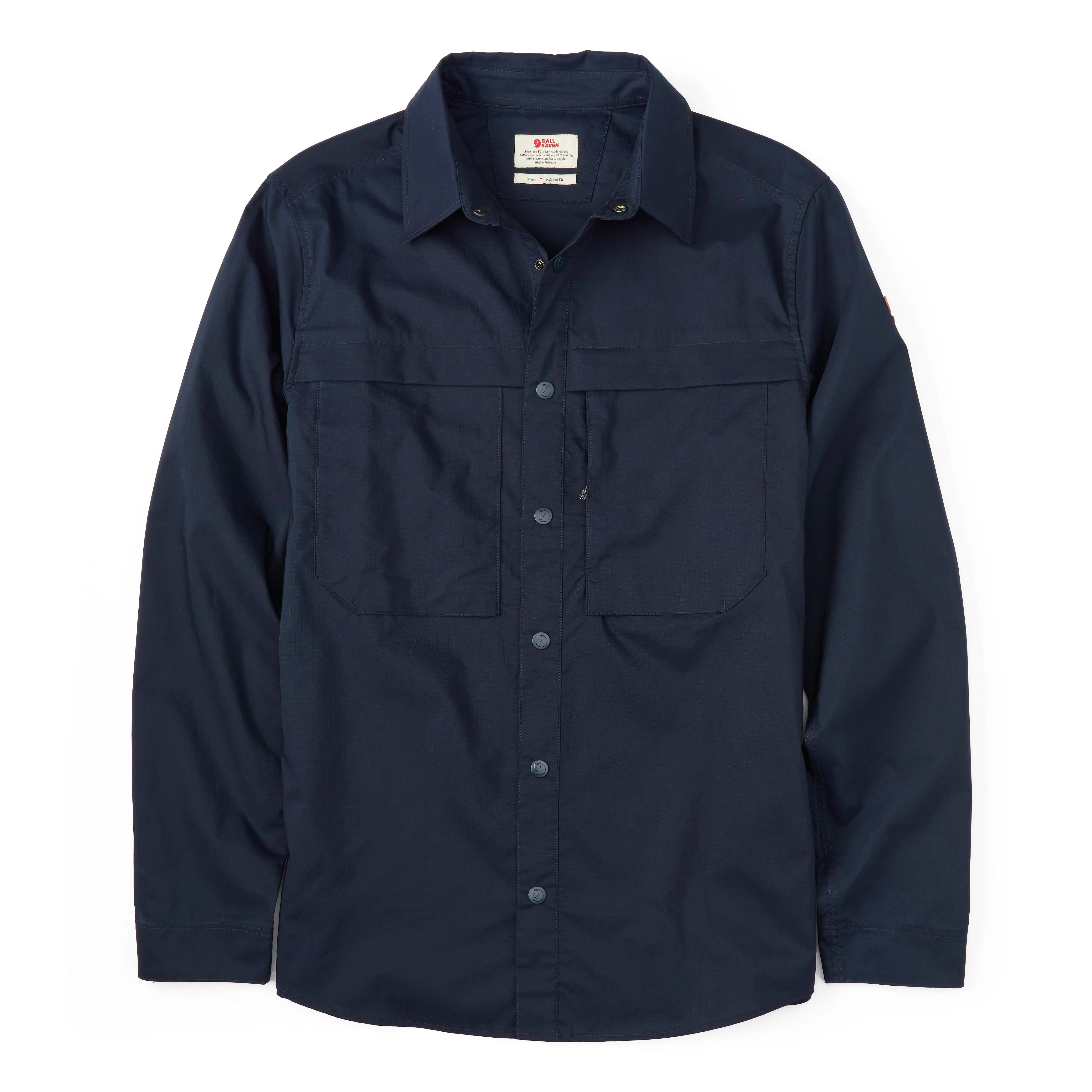 Fjallraven Abisko Trekking Long Sleeve Shirt - Dark Navy | Long