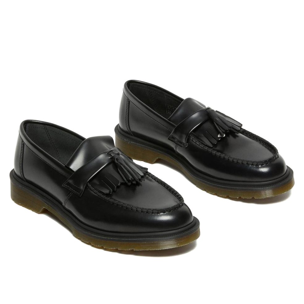 Dr. Martens Adrian Tassel Loafer - Black | Slip Ons & Loafers