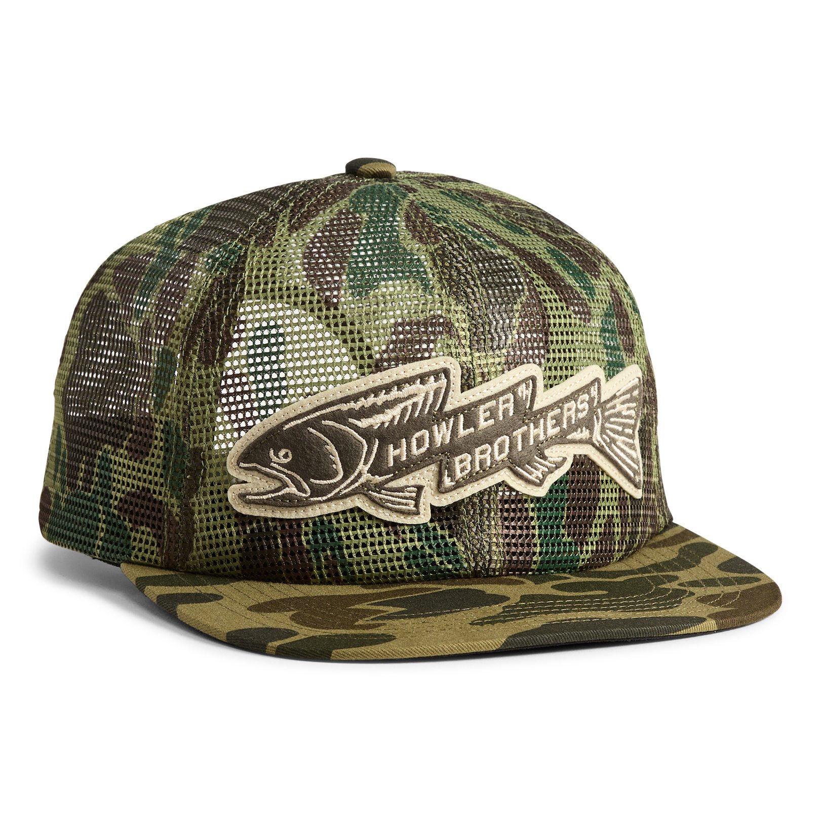 Trout Bolt Mesh Snapback Hat