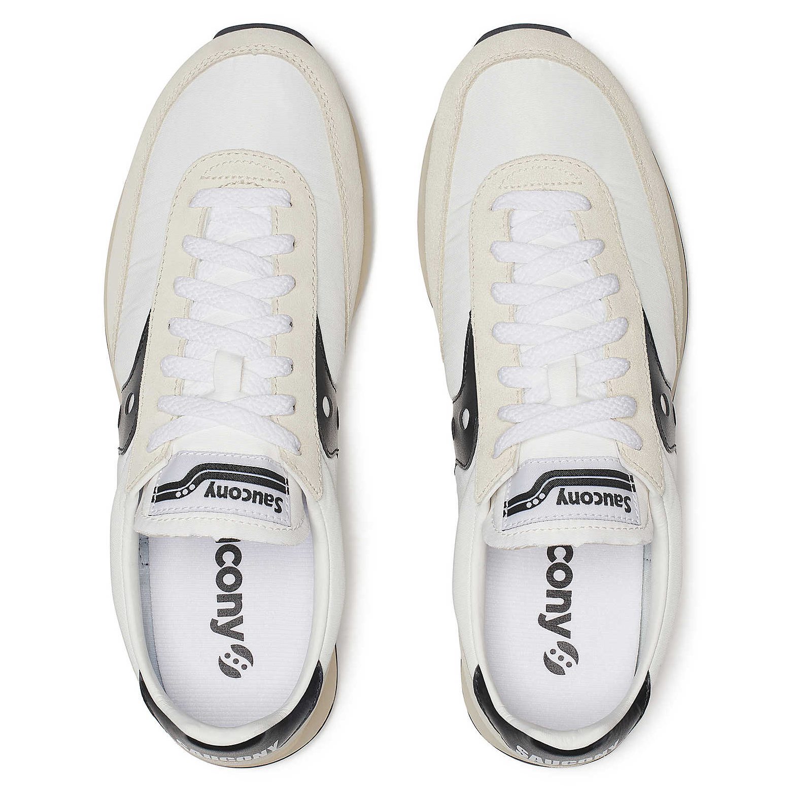 Saucony Trainer 80 Retro Sneaker White/Black Casual Sneakers