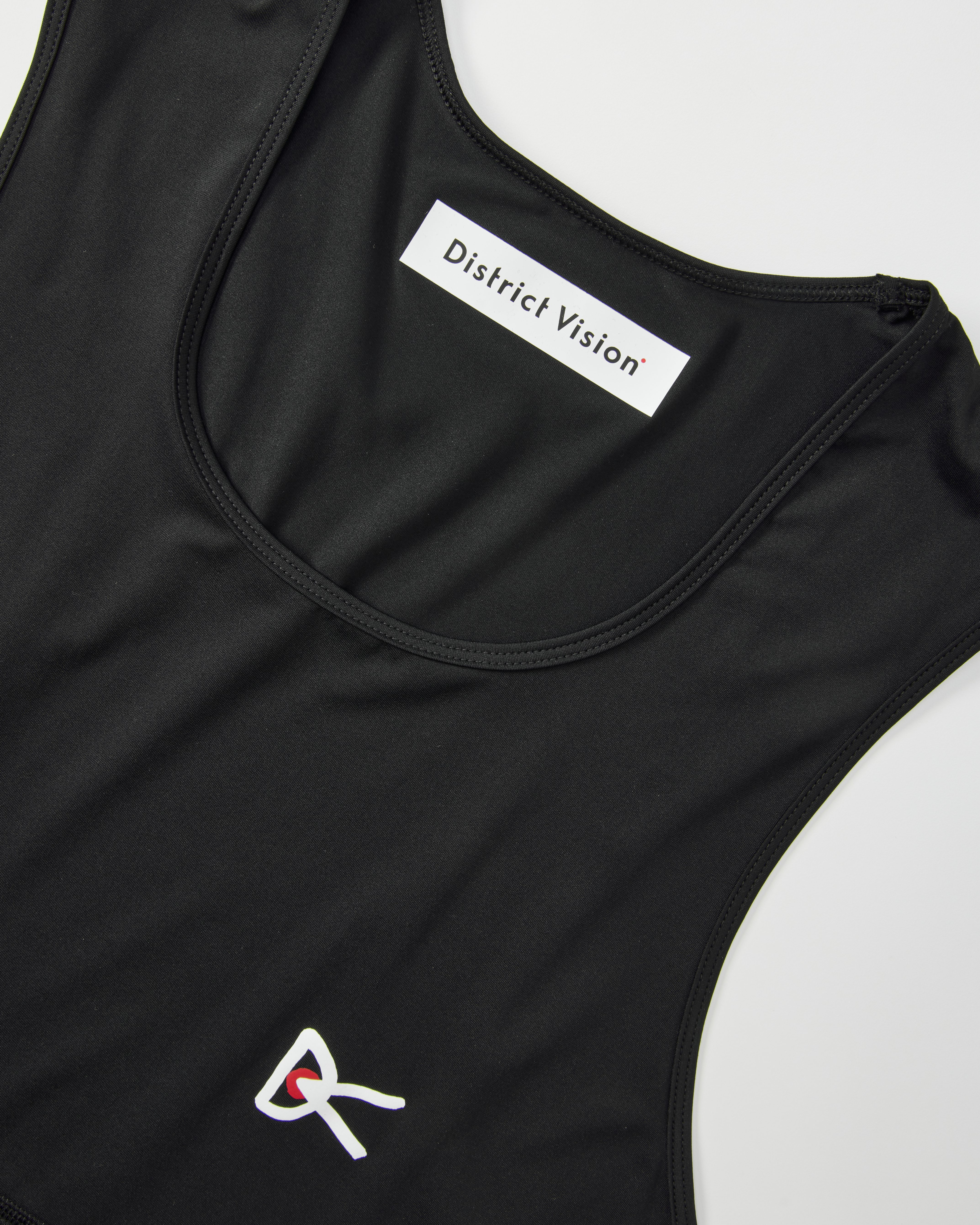 District Vision Panelled Mesh Singlet Black - Black | T-Shirts