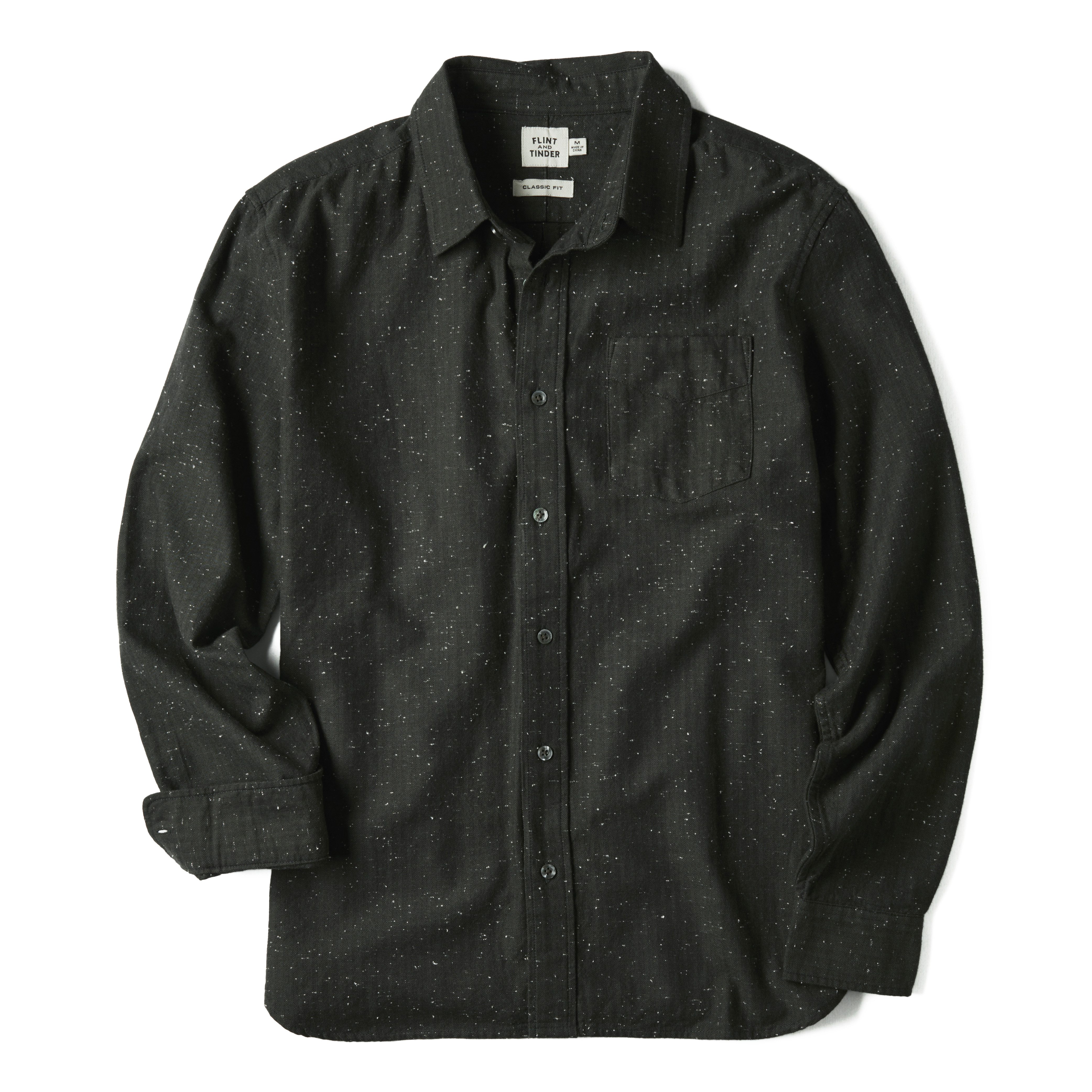 ARCHI/RUE SHIRT  アーキ Flint and Tinder Architect Shirt - Olive Donegal | Long Sleeve