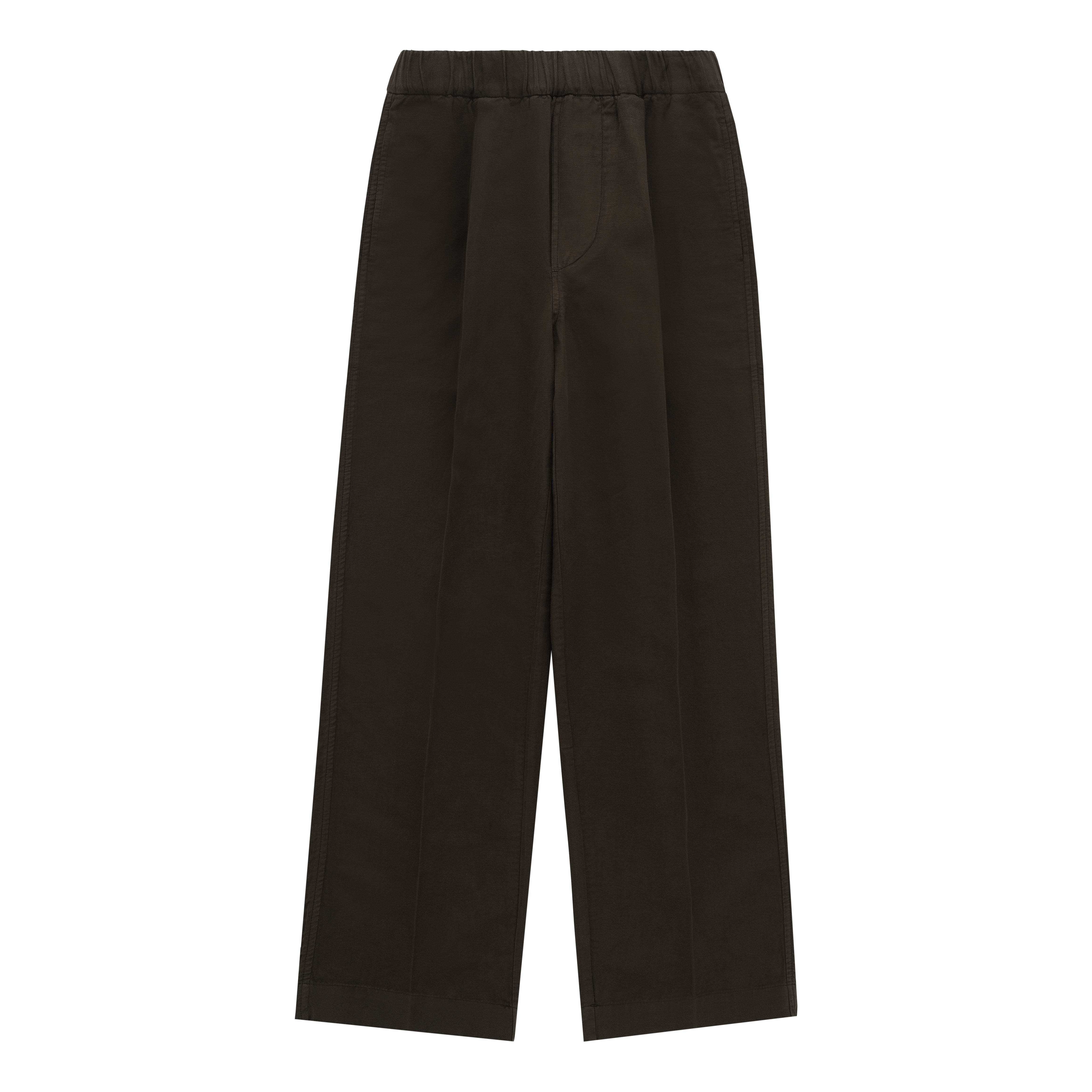 Knickerbocker Park Cotton Linen Pleated Pant - Brown | Dress