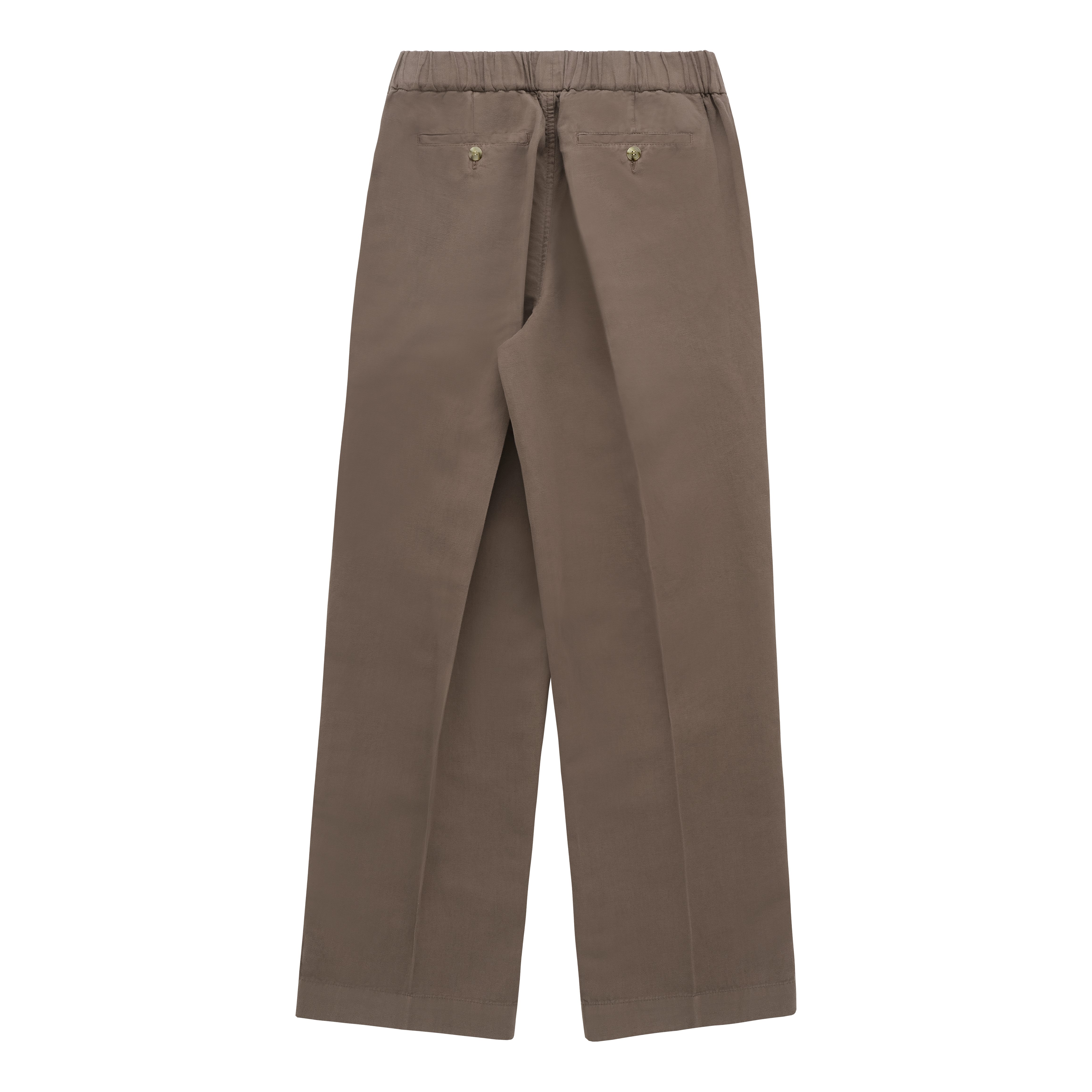 Knickerbocker Park Cotton Linen Pleated Pant - Mushroom