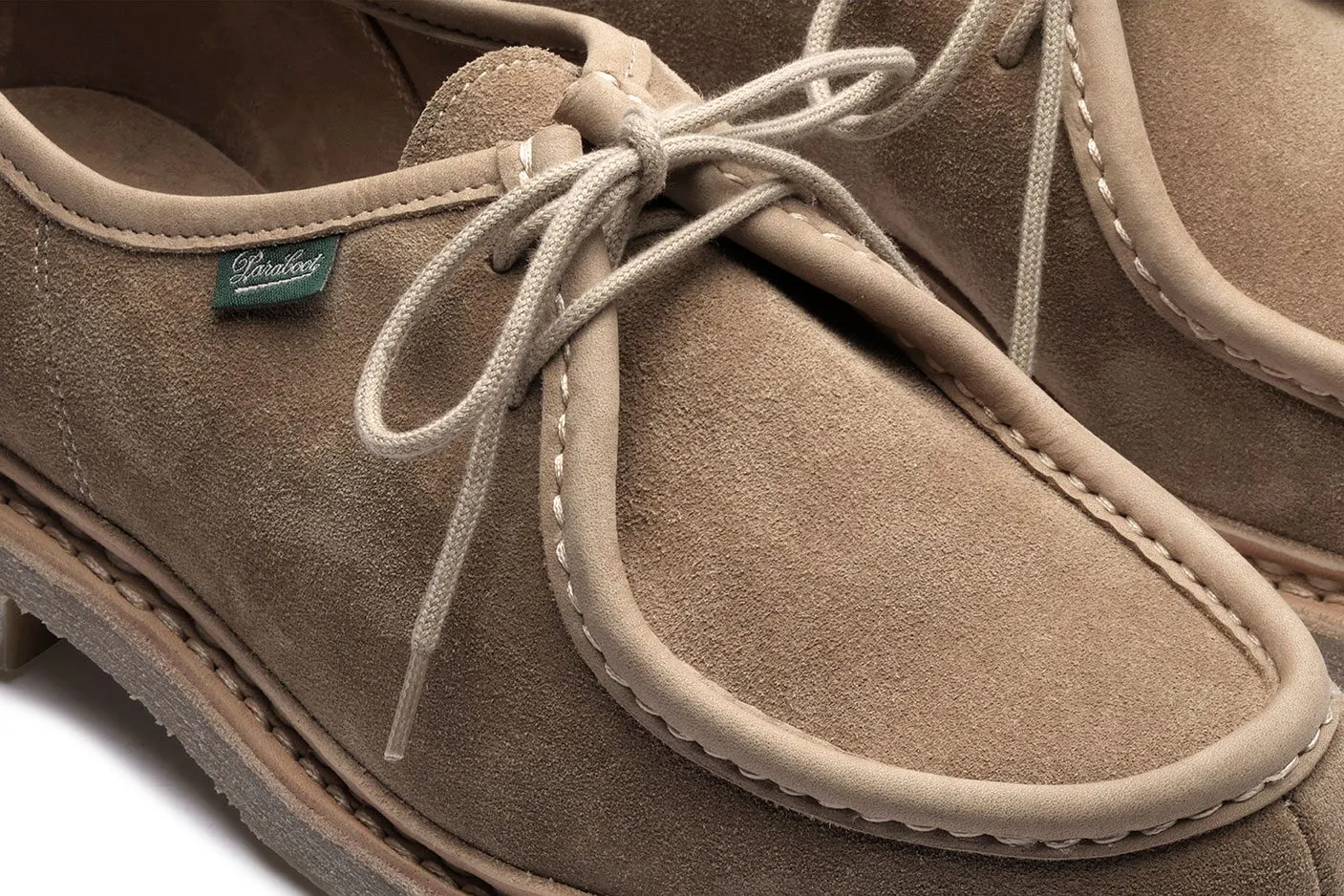 Paraboot Micka Suede Derby - Sand | Derby Shoes | Huckberry