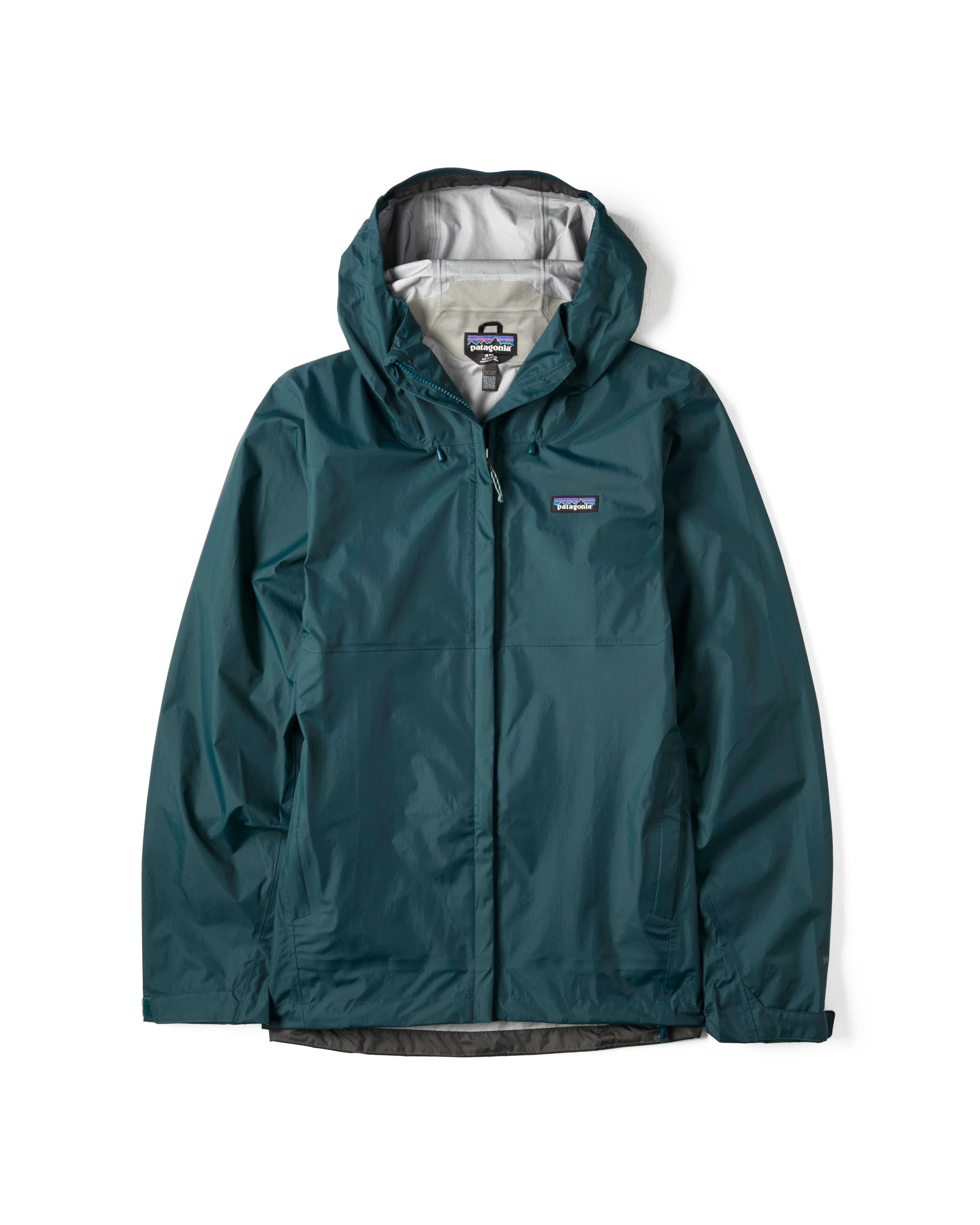 Hood Patagonia Torrentshell Teal Patagonia Jacket Womens Small