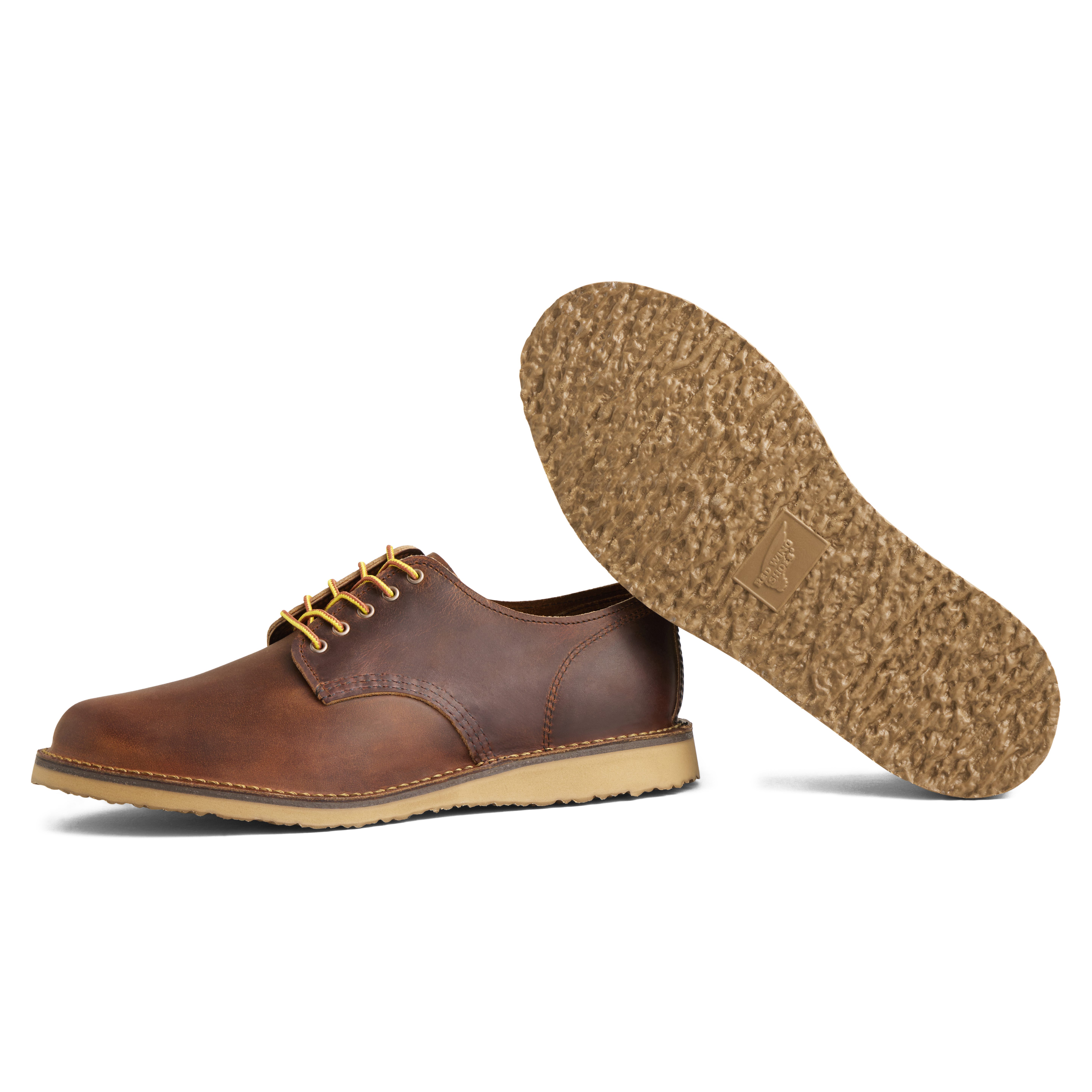 【RED WING】Work Oxford Round Toe 8002 Red Wing Heritage #3604 Weekender Oxford - Copper Rough