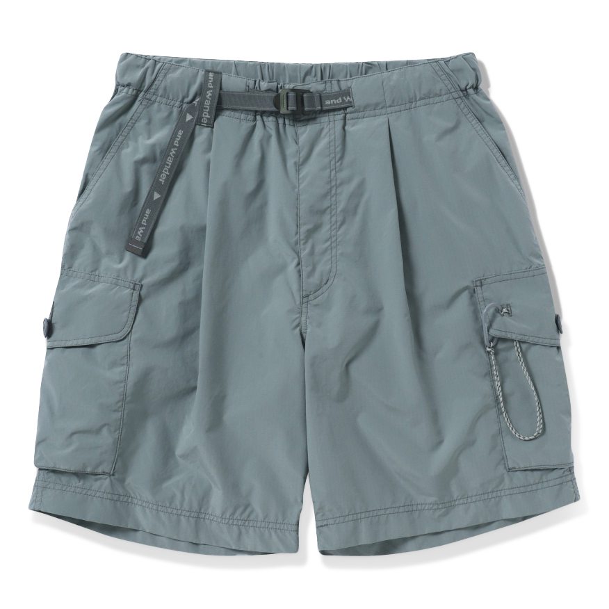 and wander Ripstop Oversized Cargo Shorts - Light Sage | Cargo