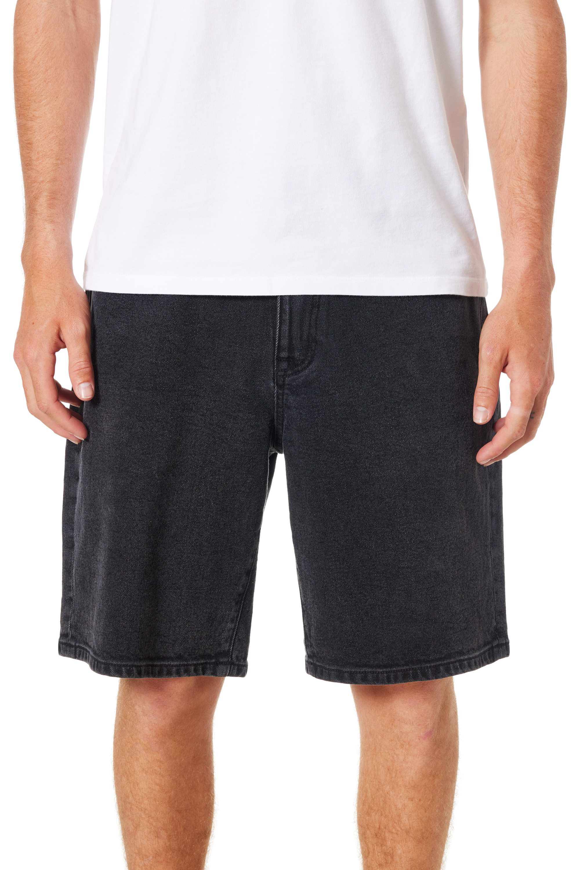Katin George '64 Denim Short - Washed Black | Casual Shorts