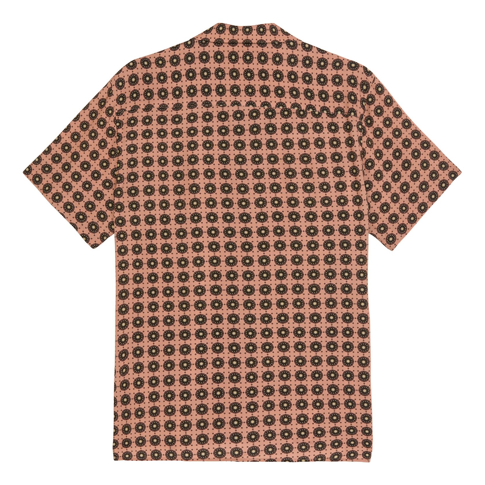 OAS Blush Lumo Viscose Short Sleeve Shirt - Blush/Black