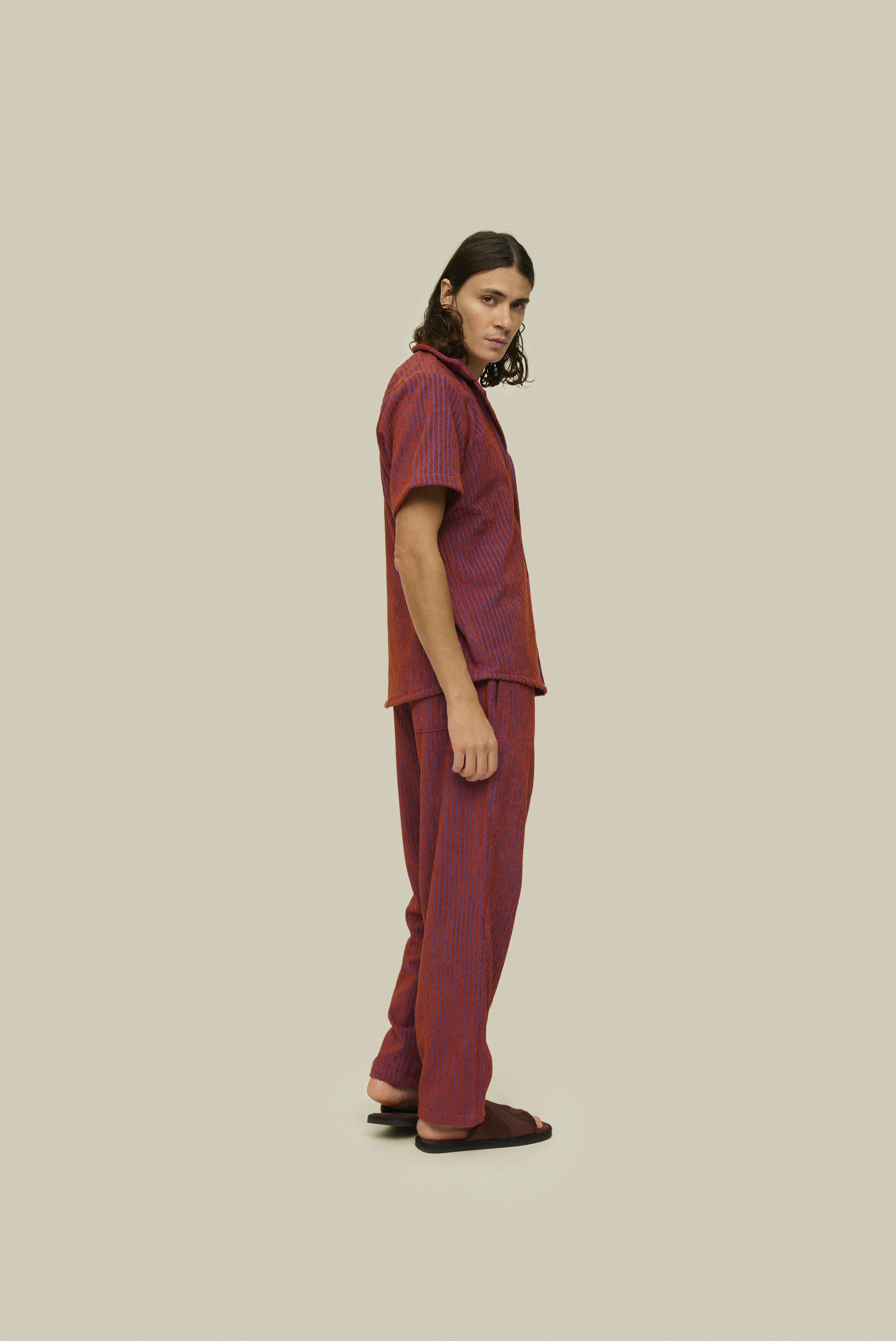 OAS terry shirt オーエーエス 総柄 パイルシャツ テリーシャツ OAS terry shirt オーエーエス 総柄 パイルシャツ テリーシャツ