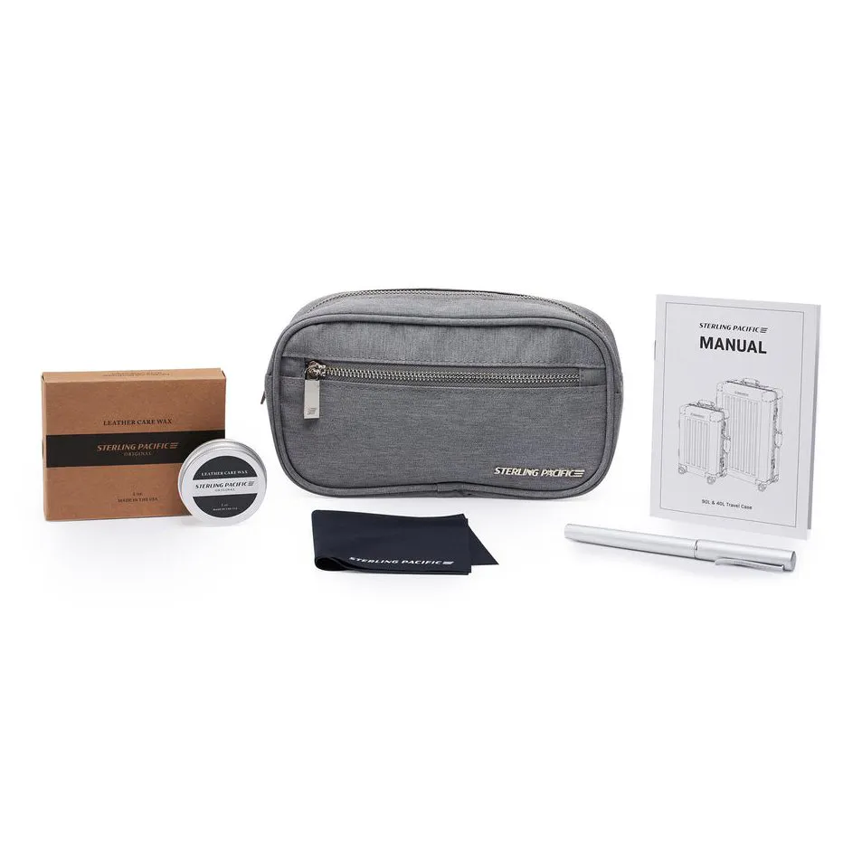 Sterling Pacific 40L Carry-On Travel Case - Aluminum | Luggage