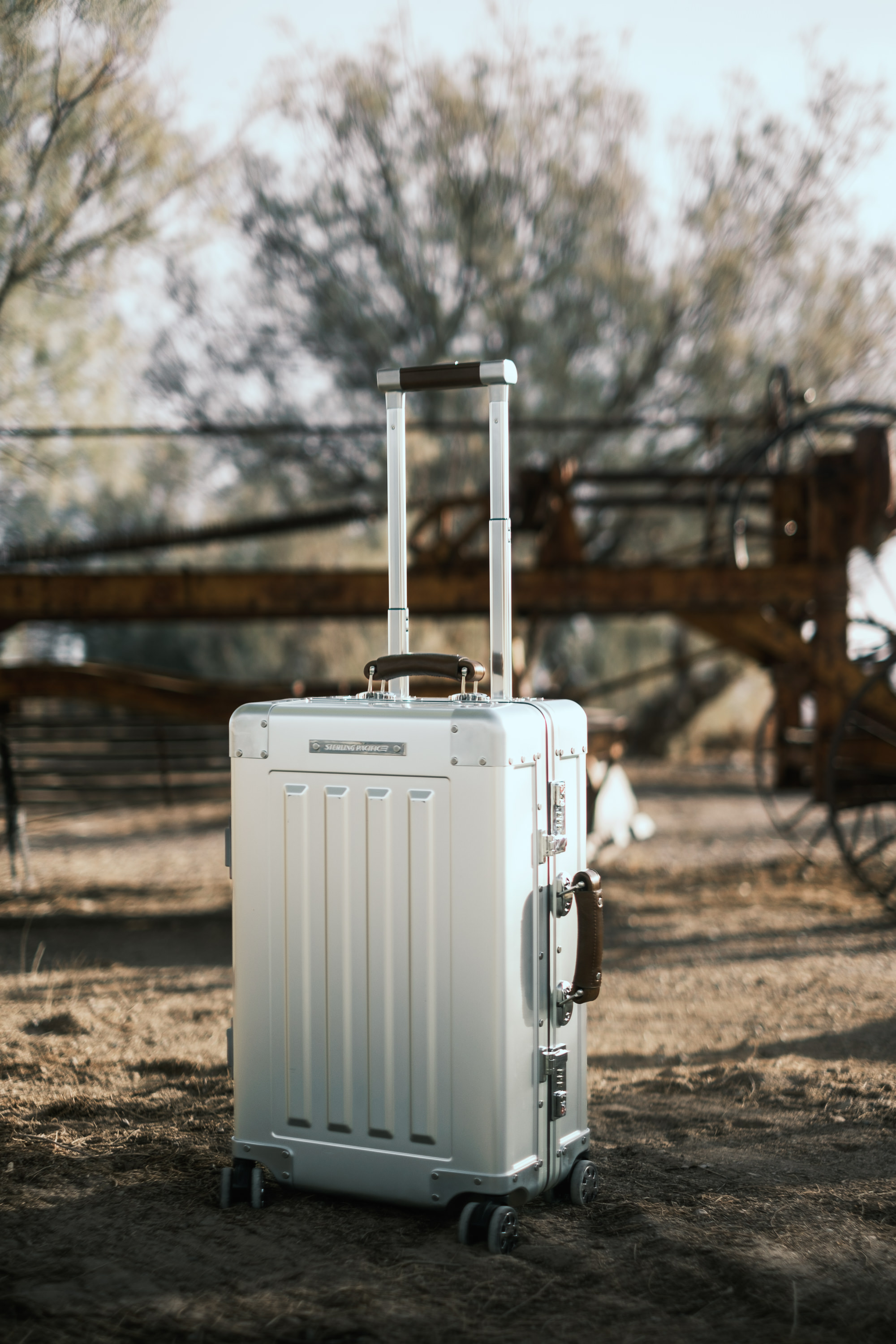 Sterling Pacific 40L Carry-On Travel Case Aluminum Luggage