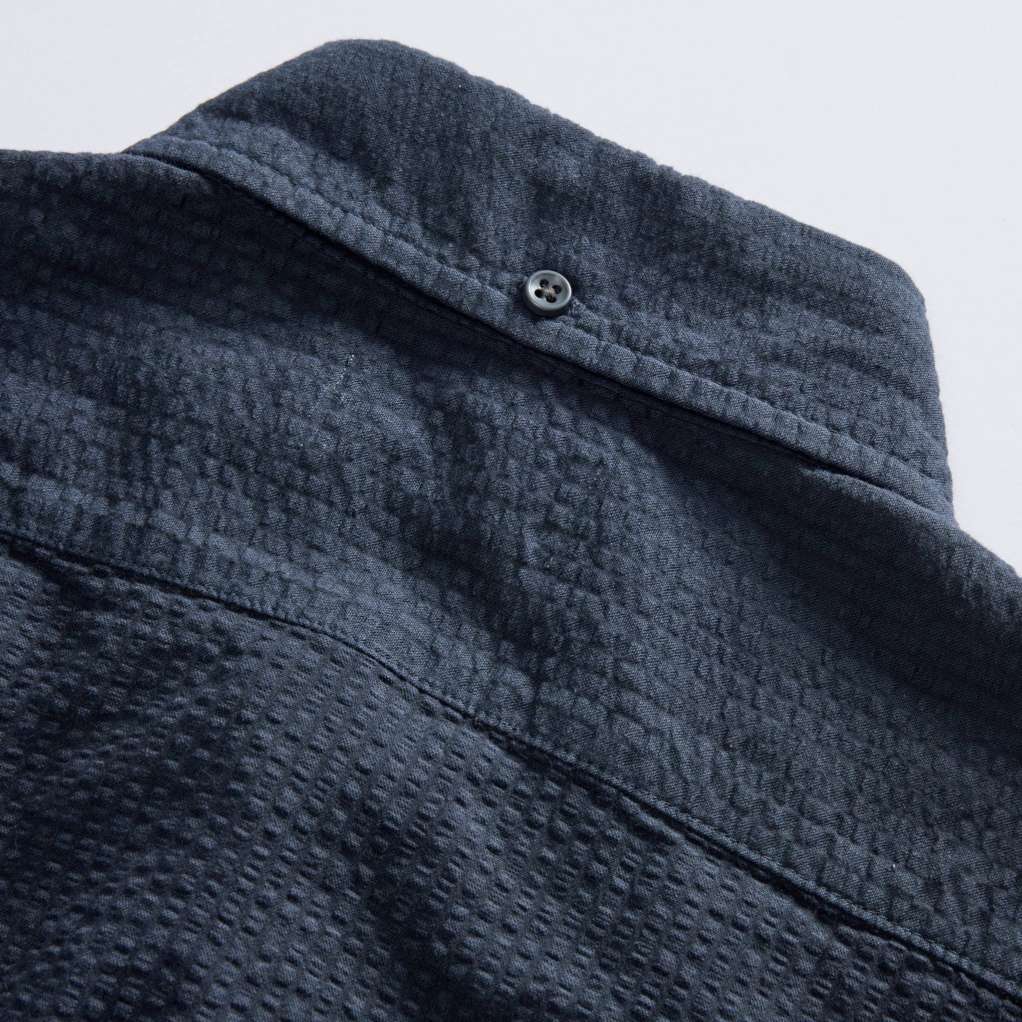 THE SHISHIKUI open collar / NAVY - メルカリ