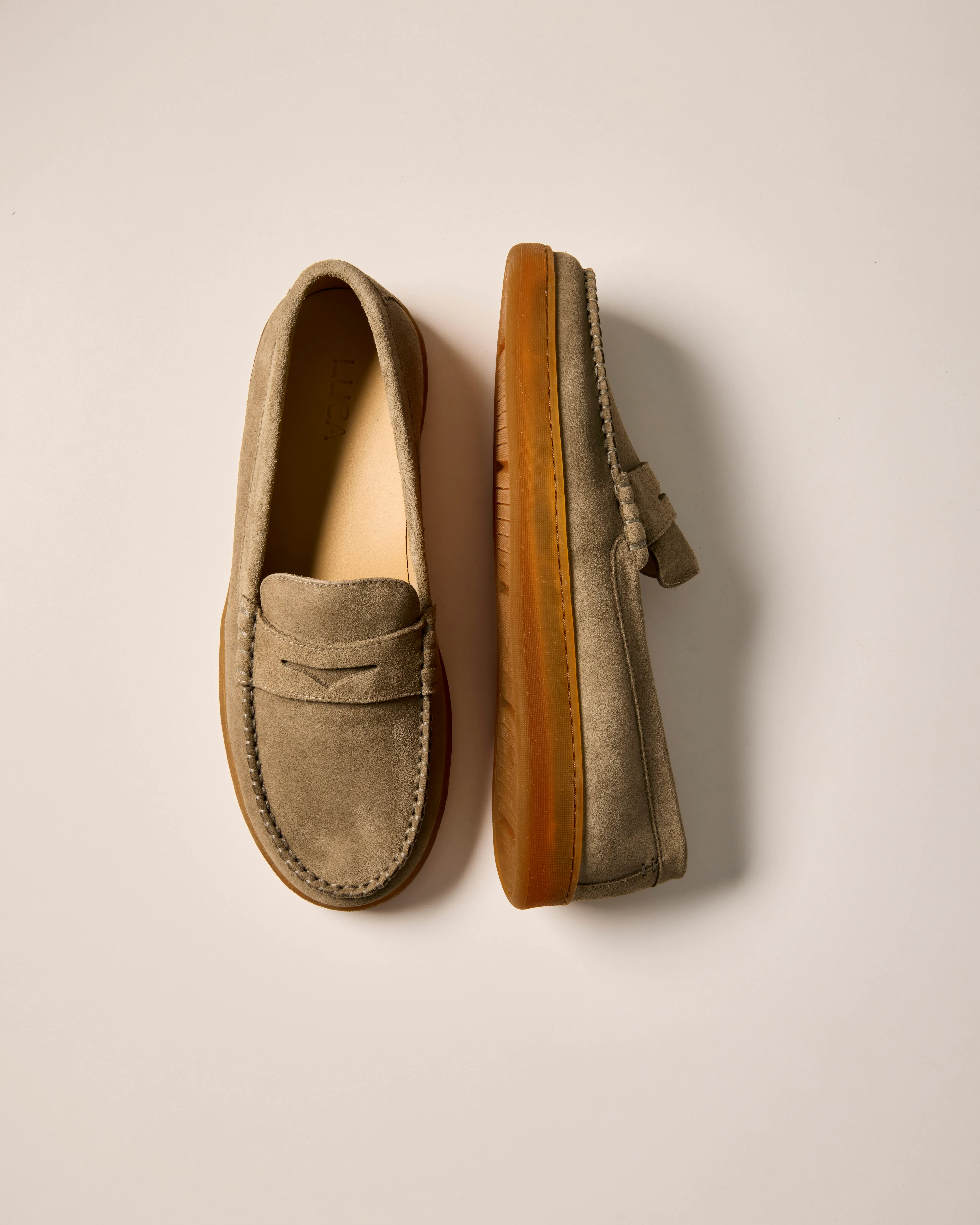 LUCA Terra Penny Loafer - Desert/Gum | Loafers | Huckberry
