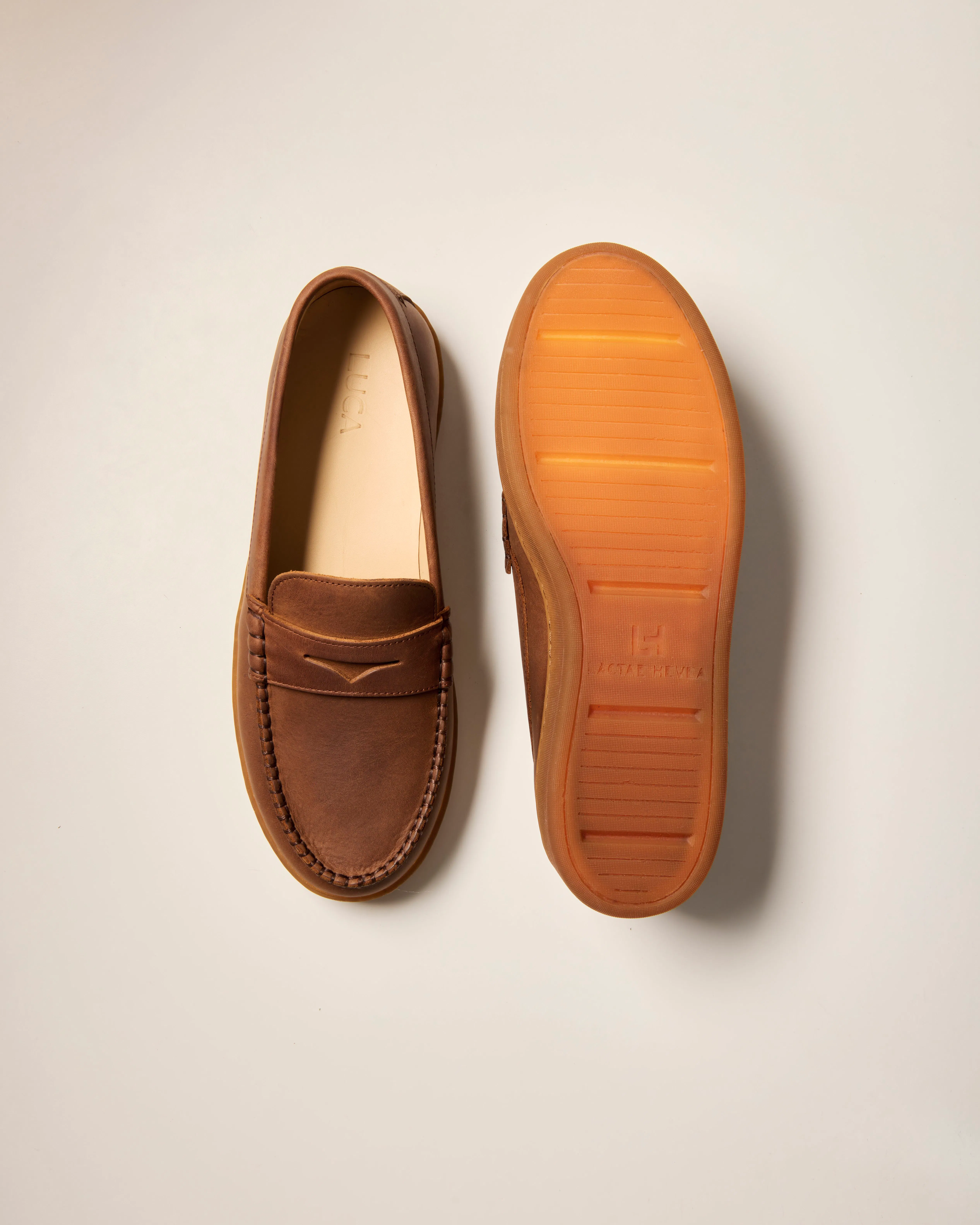 luca LUCA Terra Penny Loafer - Ravine/Gum | Loafers | Huckberry