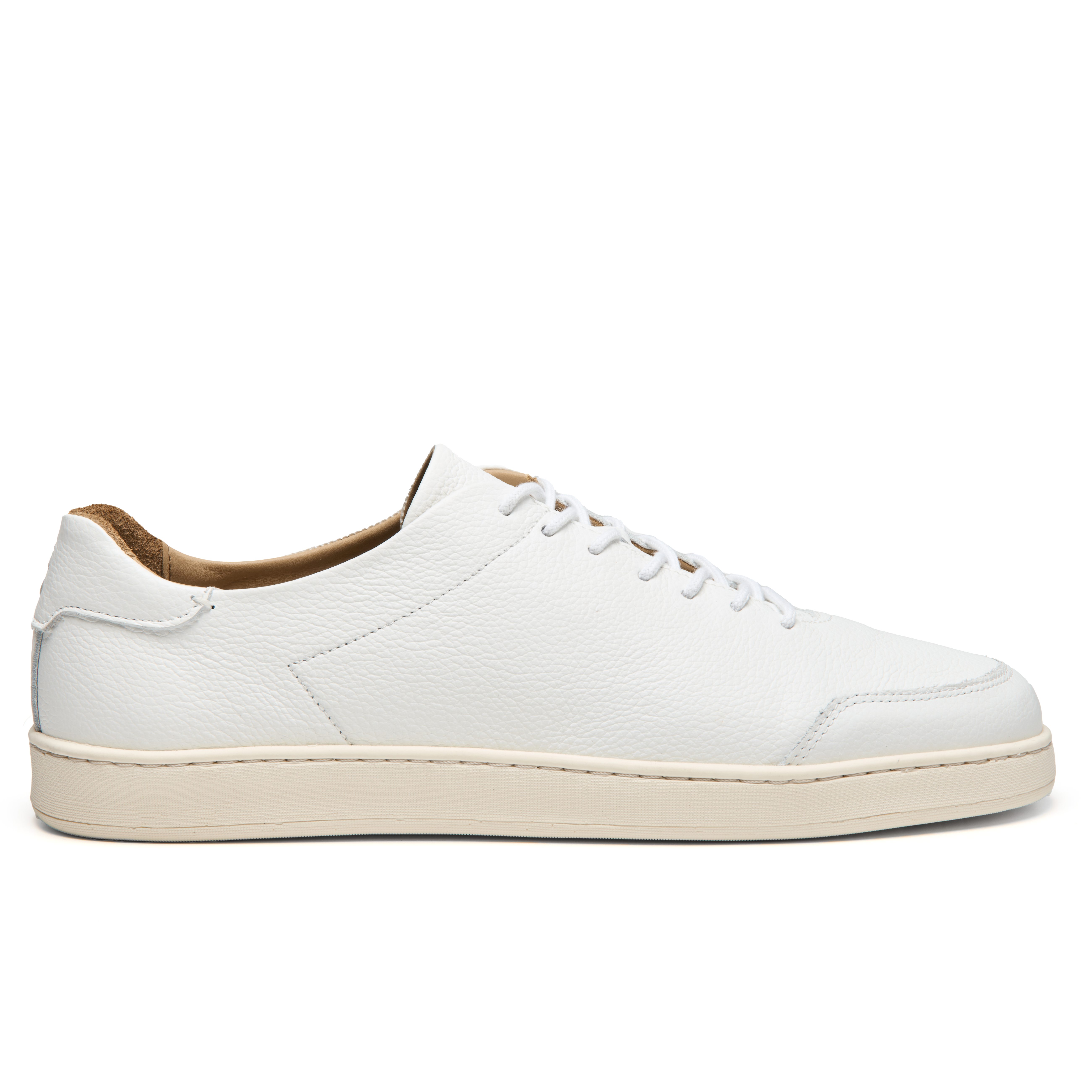 luca LUCA Leather Terra Low Sneaker - All-White | Casual Sneakers