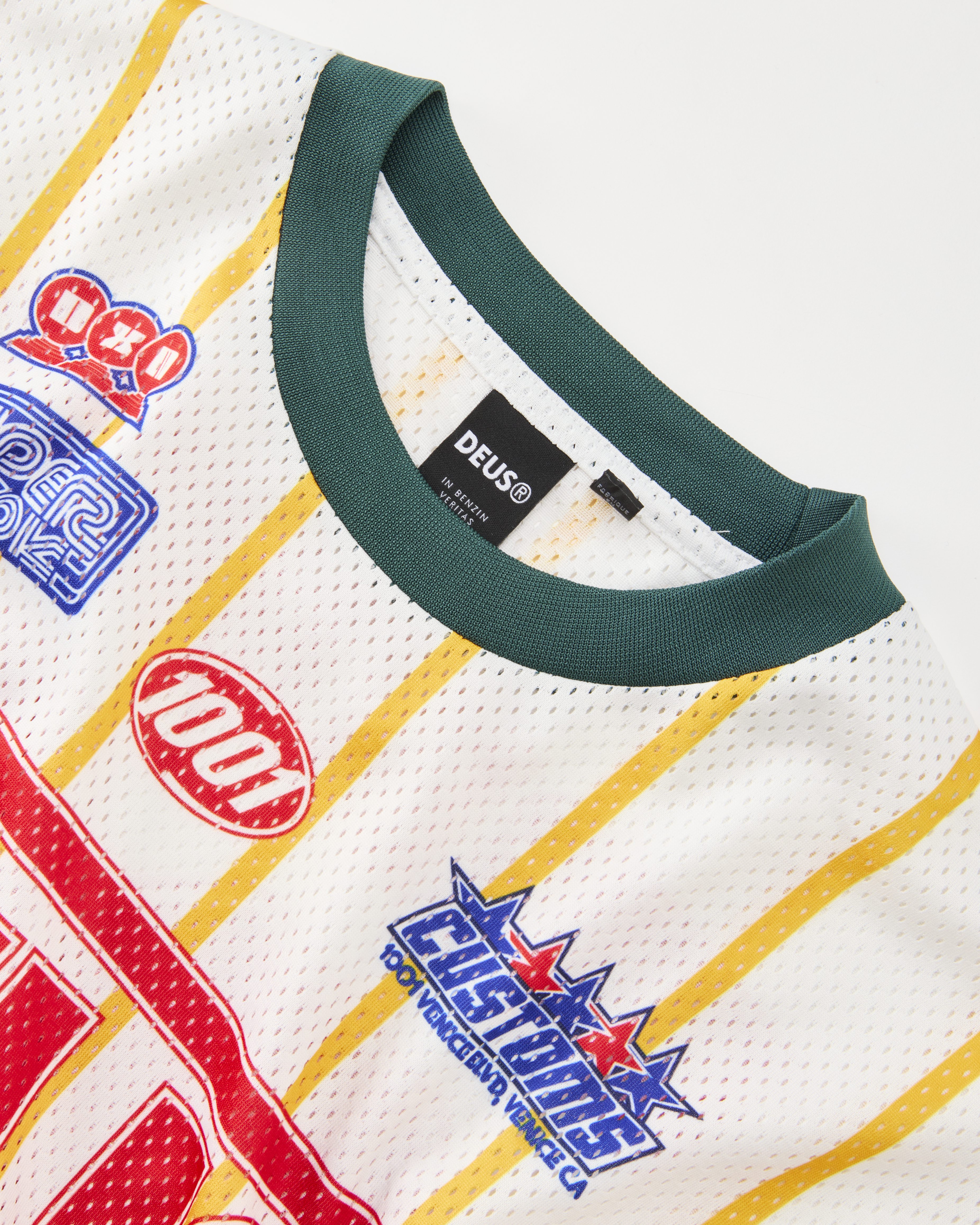 Deus Ex Machina Route One Moto Jersey - Cloud Dancer | Long