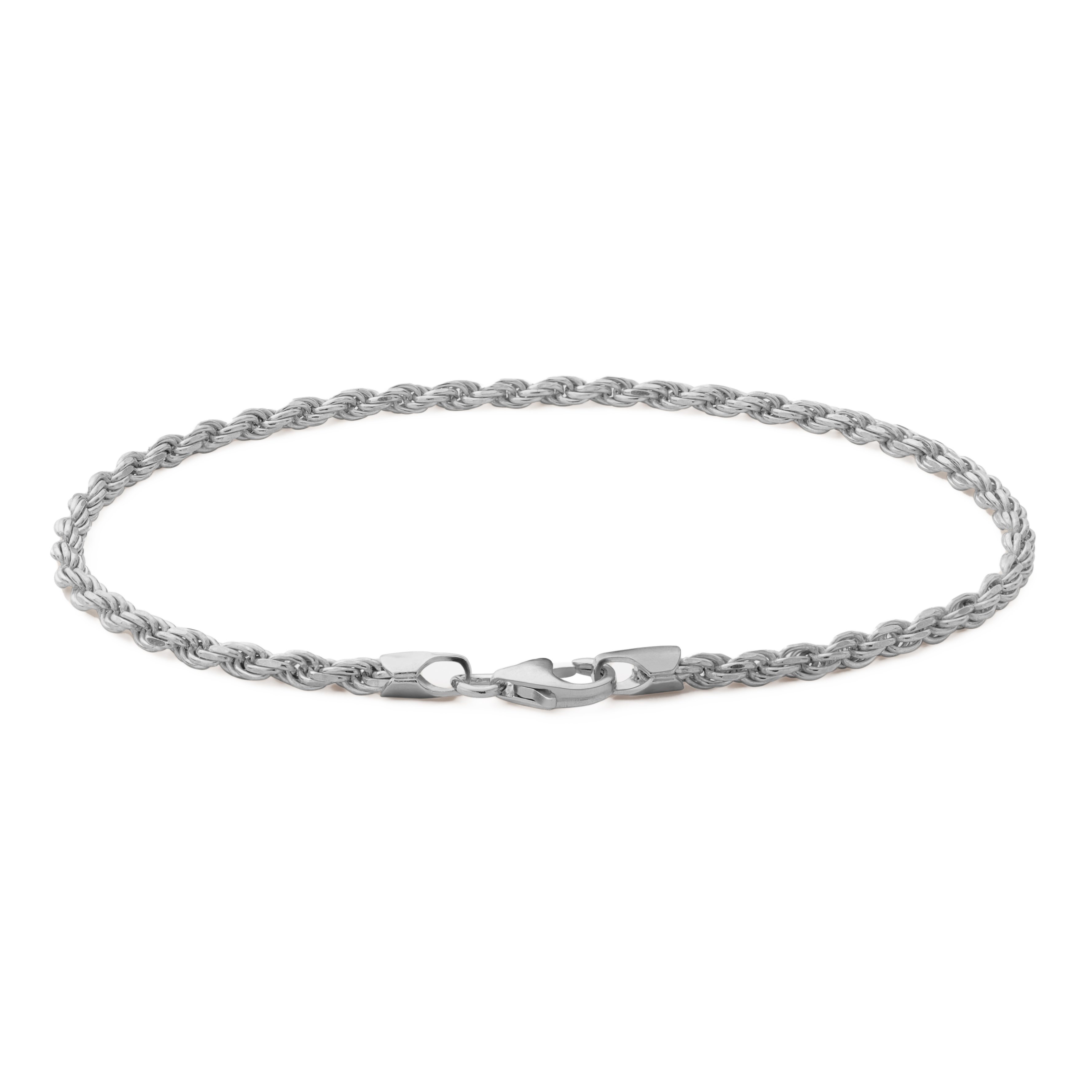 Miansai 2.4mm Rope Chain Bracelet - Polished Silver | Bracelets