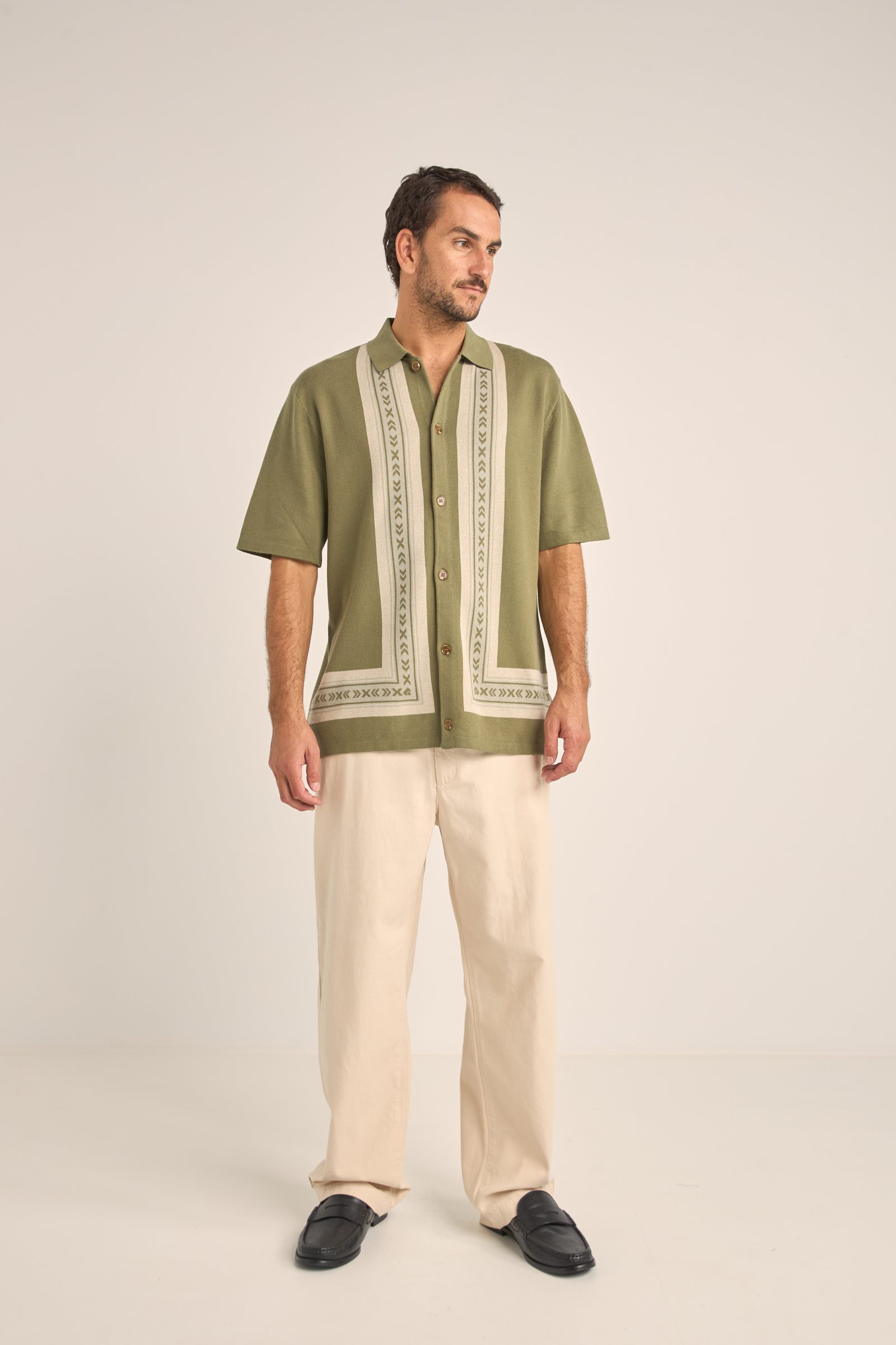 Rhythm Essential Twill Trouser - Stone | Chino Pants | Huckberry