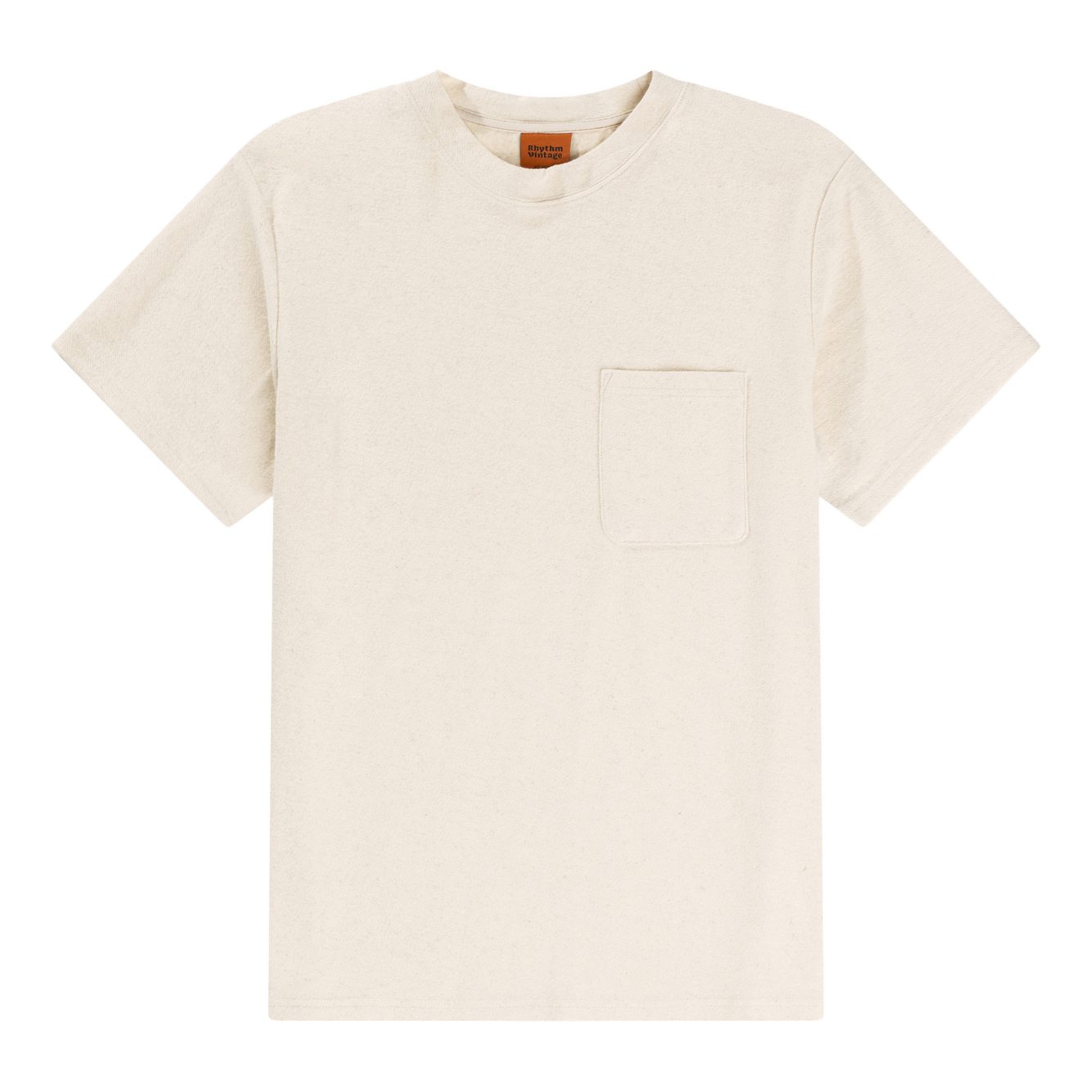 Rhythm Vintage Terry Short Sleeve T-Shirt - Natural | T