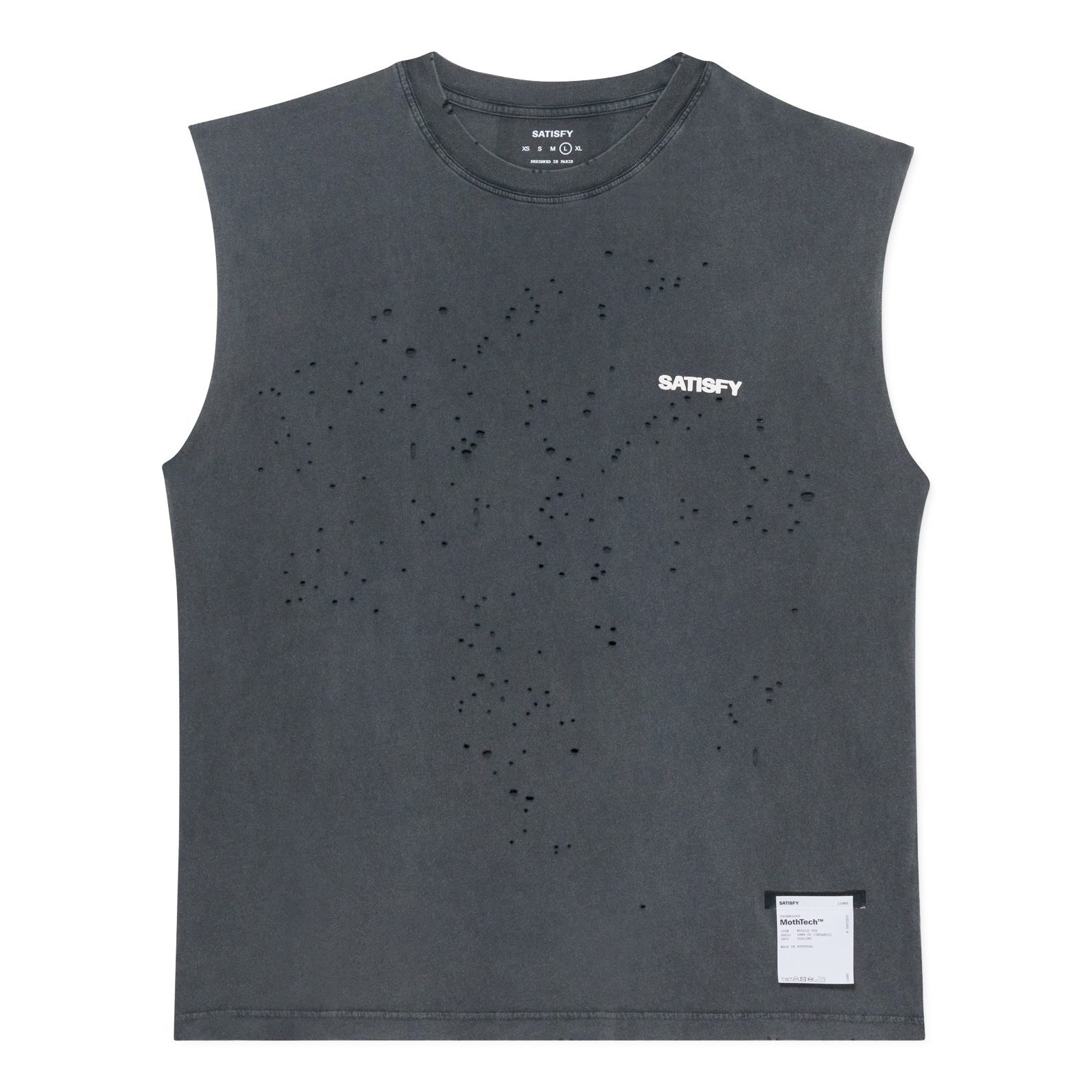Satisfy MothTech ブラック半袖 XL04 11006-AB-RCM_mothtech-t-