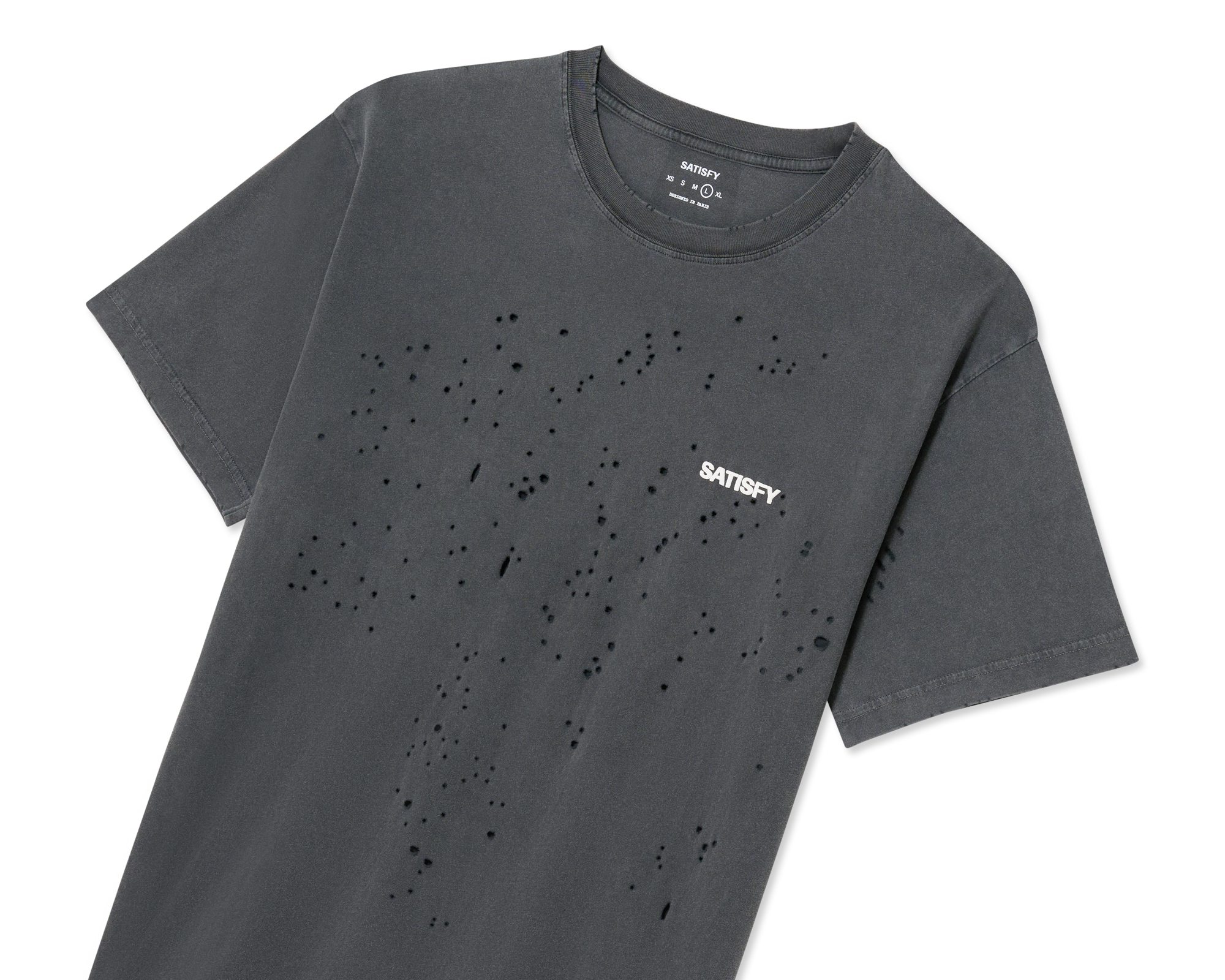Satisfy MothTech T-Shirt - Aged Black | Active Tops | Huckberry