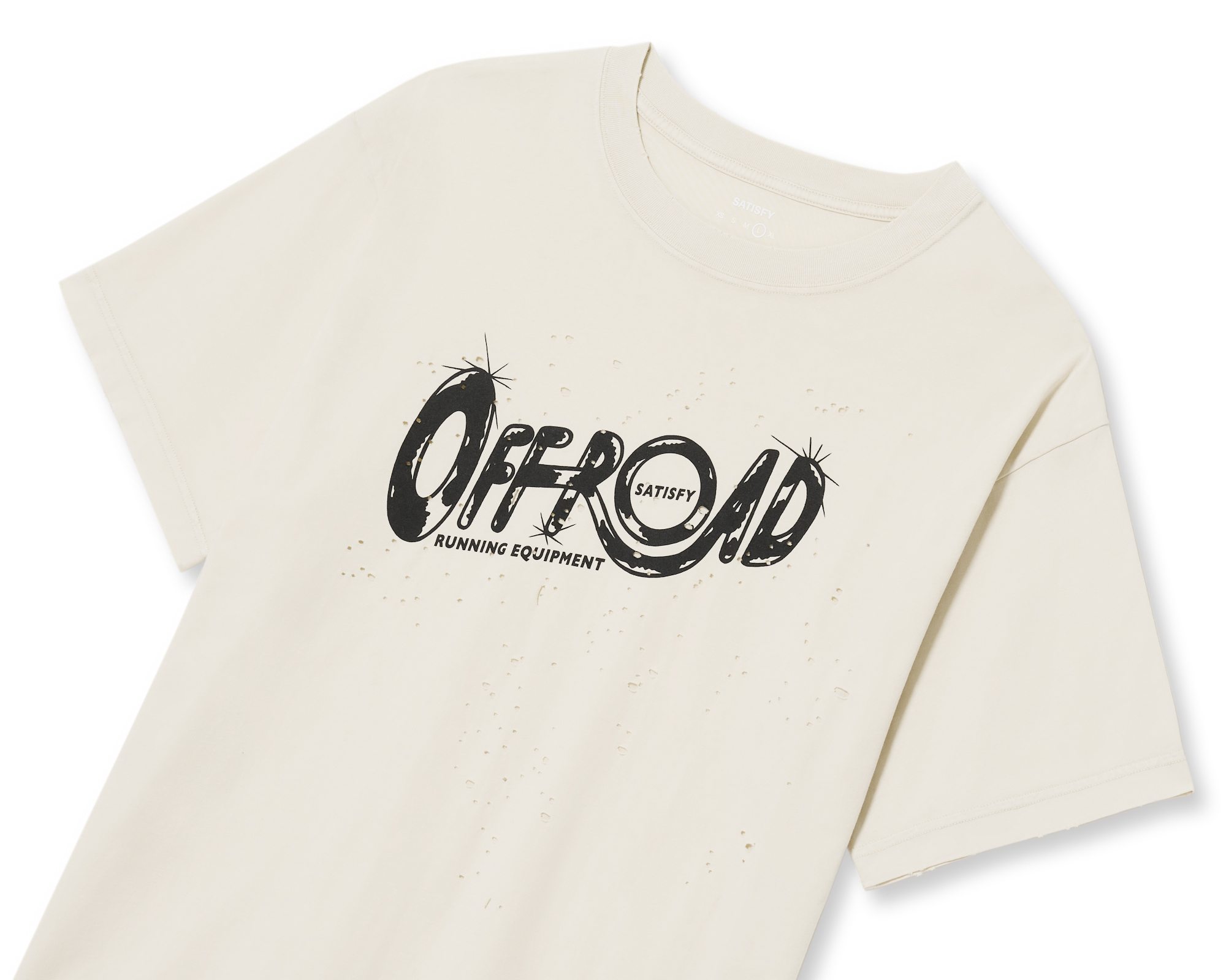 Satisfy MothTech T-Shirt - Aged Ecru | Active Tops | Huckberry