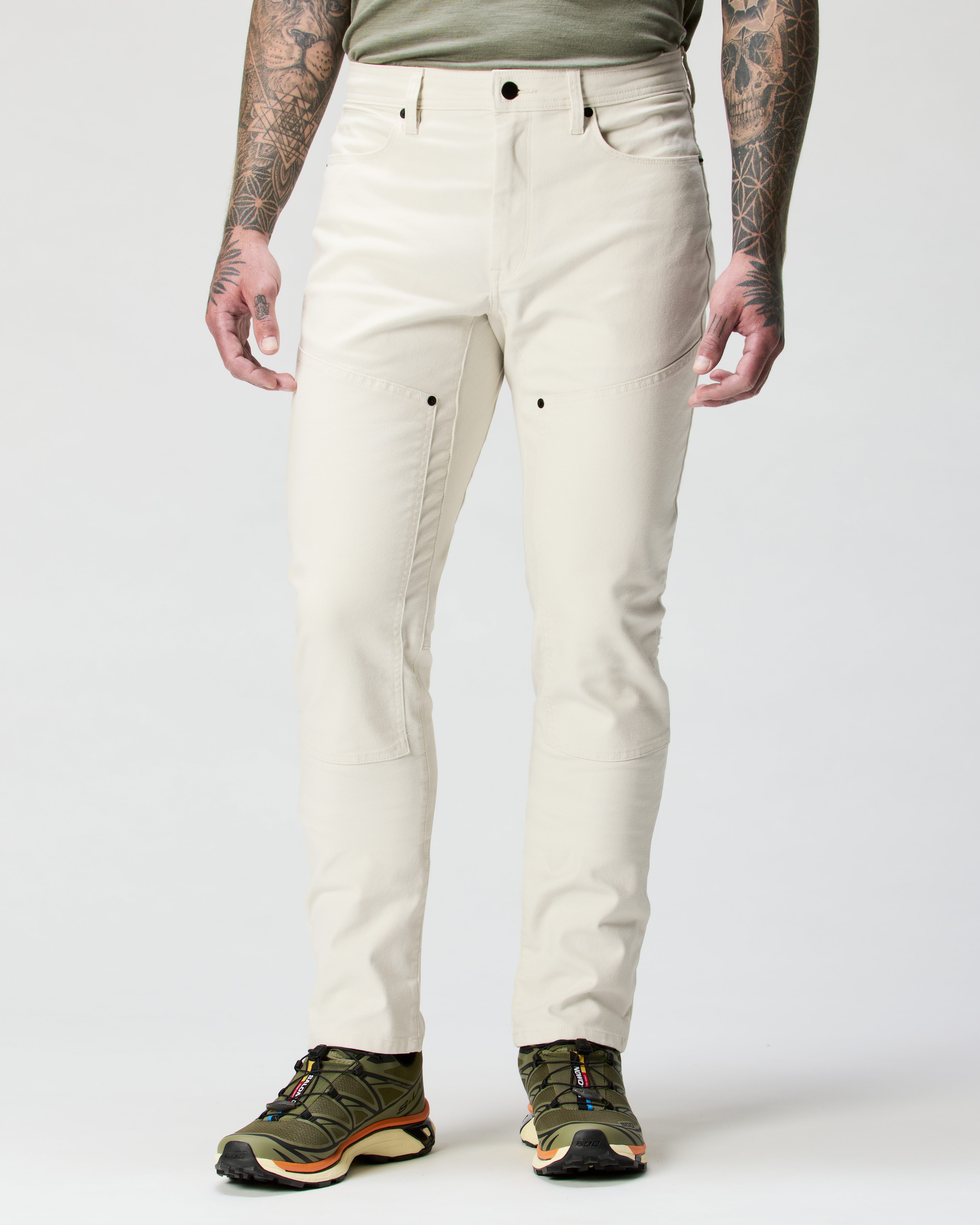 Proof Rover Double-Knee Work Pant - HB Slim - Salt