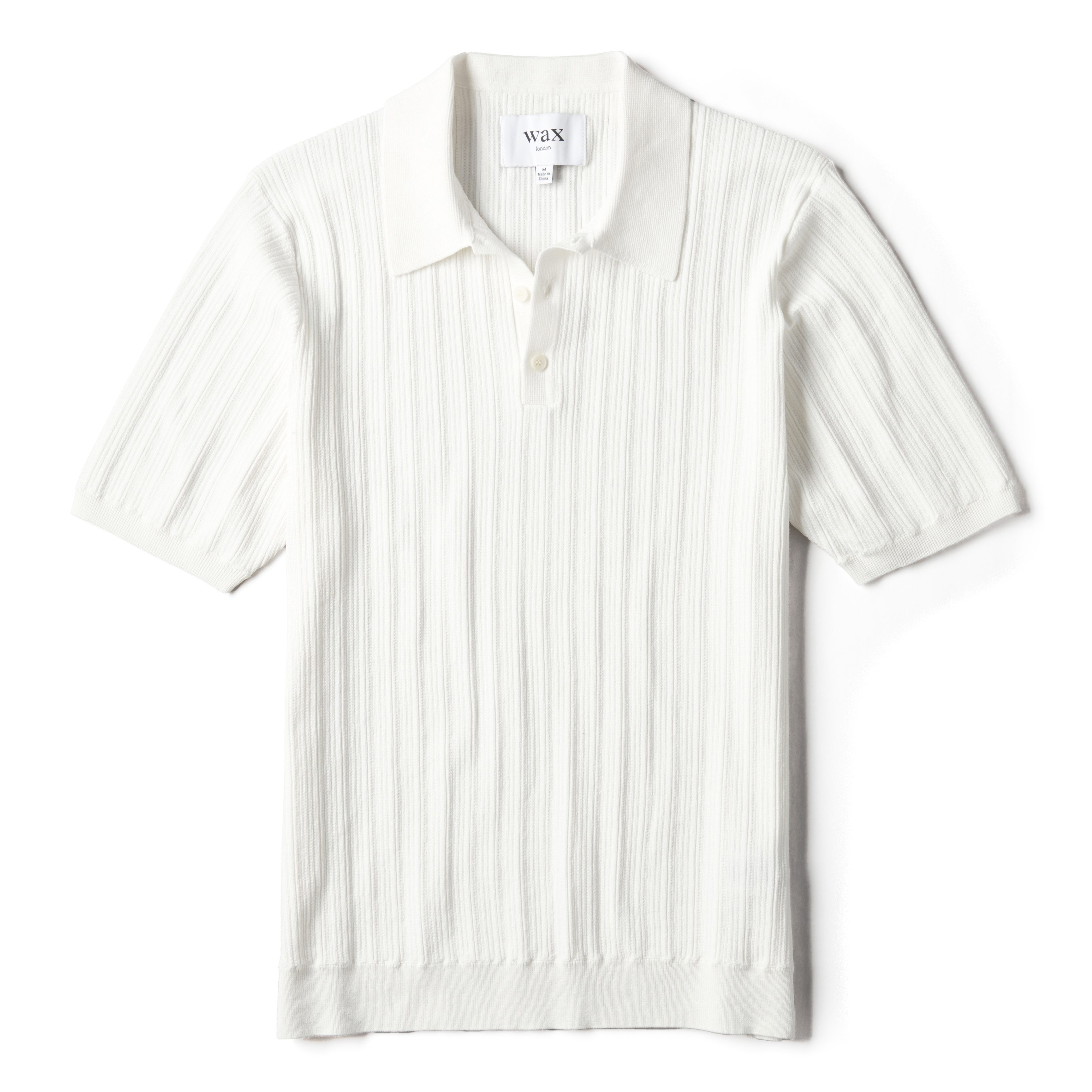 Wax London Naples Knit Polo - Ecru | Sweater Polos | Huckberry