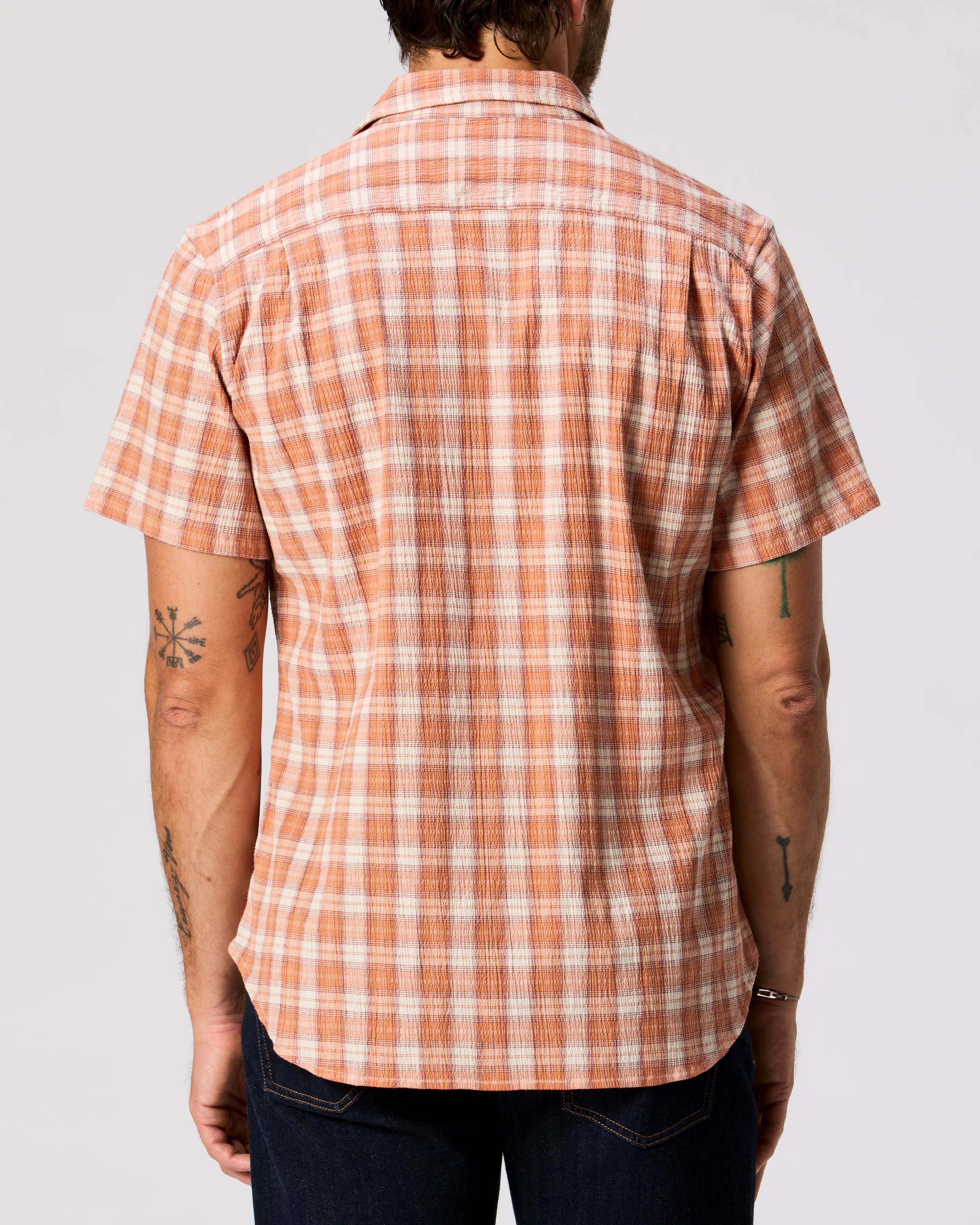 Chemise Femme Manches Courtes évasée Orange – Marque Poliana Plus – Taille XL – Occasion Très Bon état