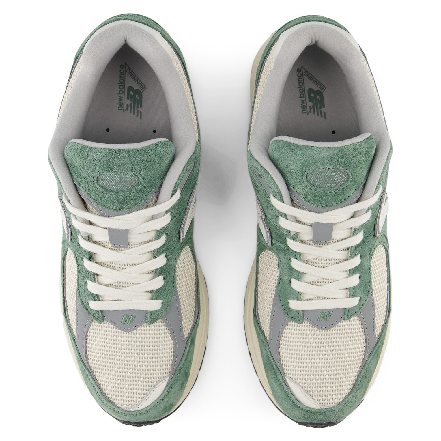 New Balance 2002R Suede Sneaker - Dark Juniper/Linen
