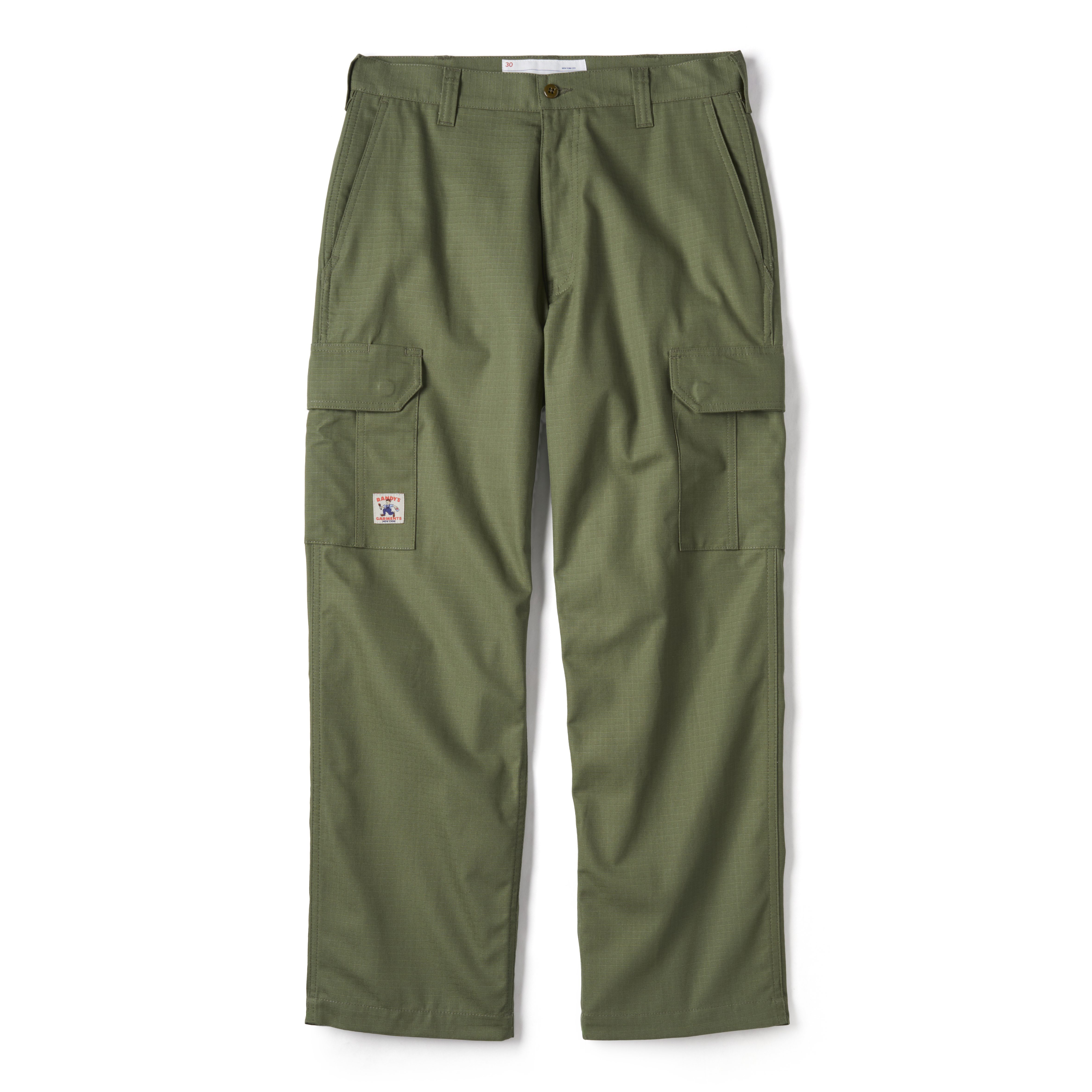 Randy's Garments Utility Cotton Ripstop Cargo Pant - Olive