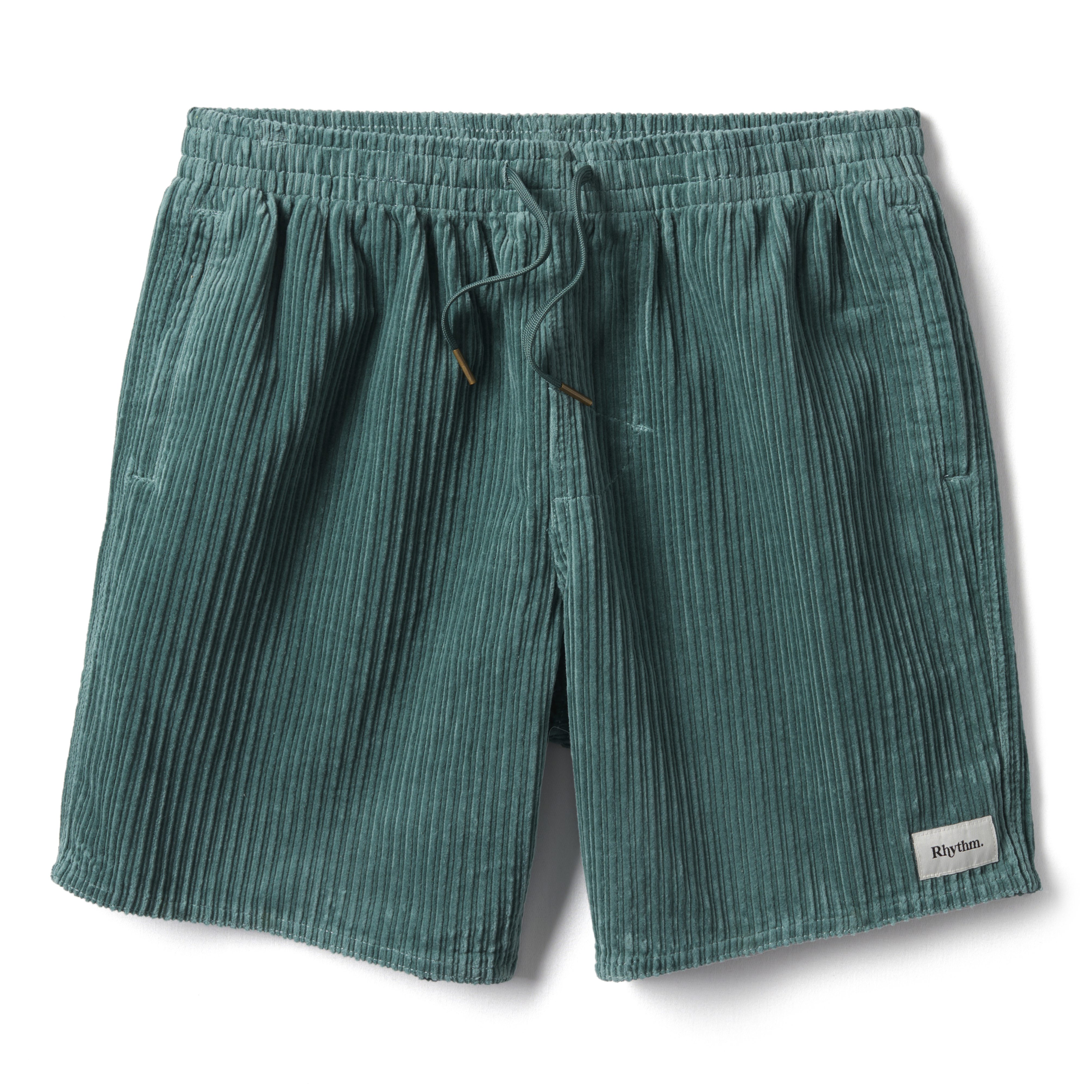 Rhythm Cord Jam Shorts - Teal | Drawstring Shorts | Huckberry