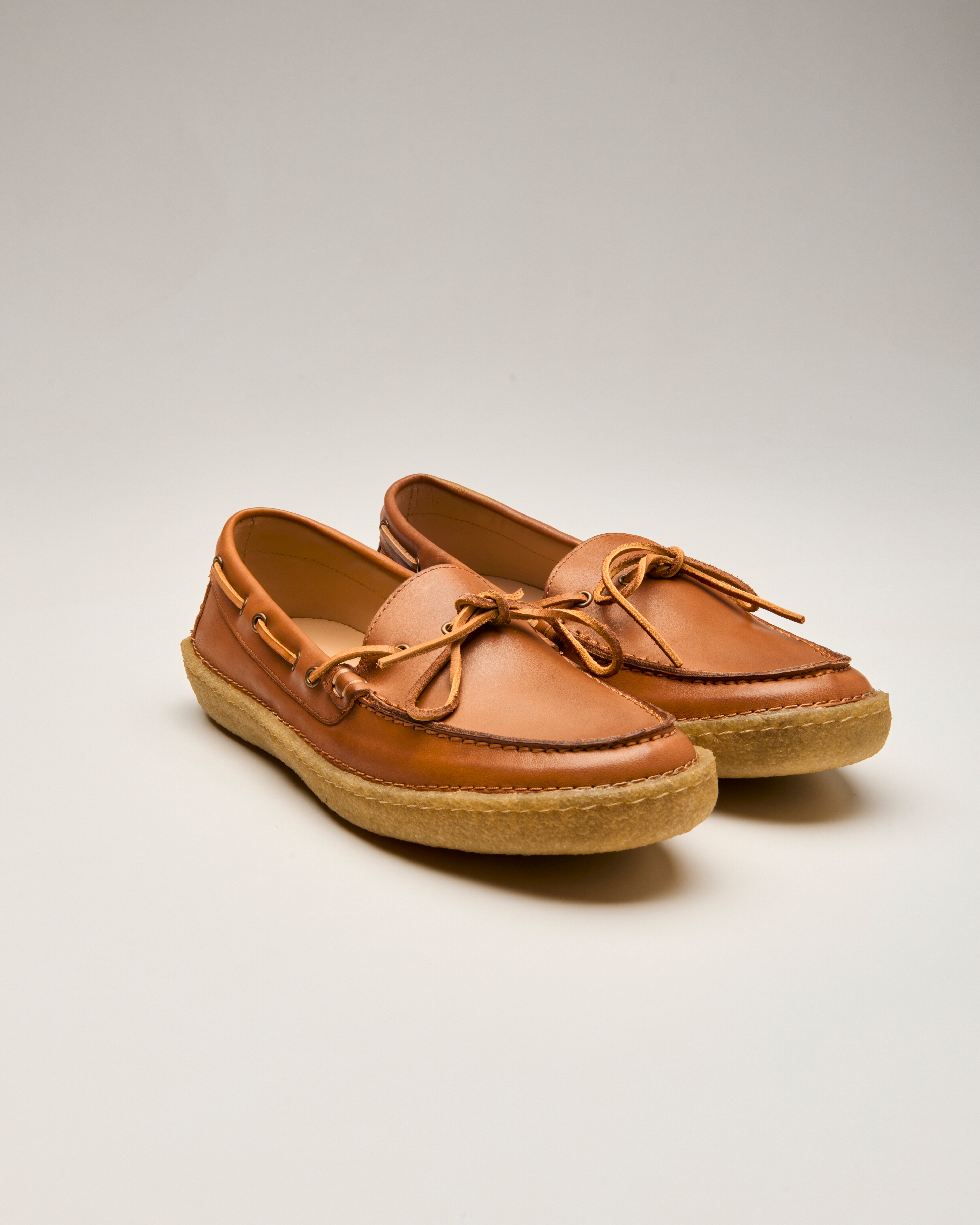 LUCA Drift Camp Moc - Cognac/Gum | Moccasins | Huckberry
