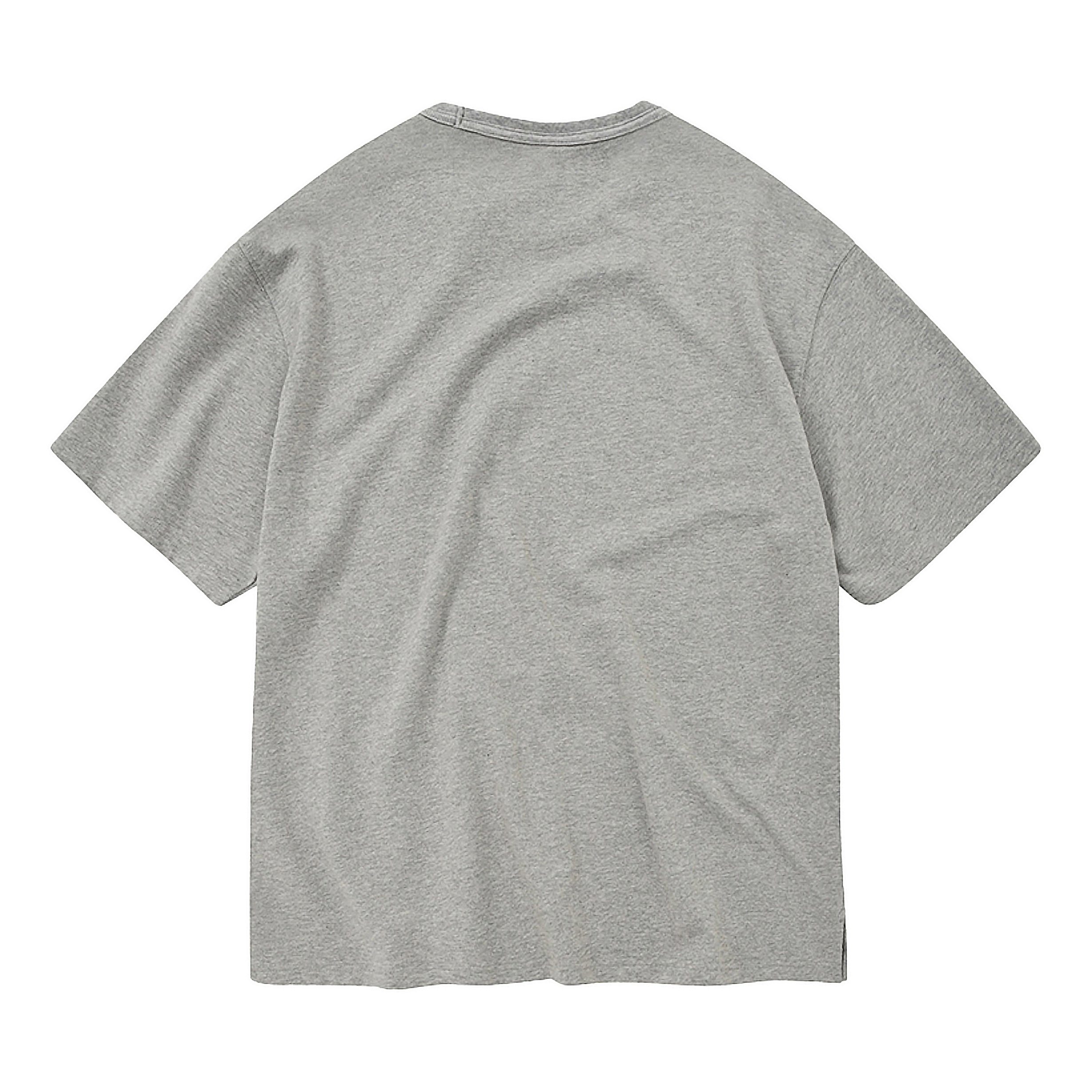 FrizmWORKS OG Double Ribbed Oversized T-Shirt - Melange Gray | T