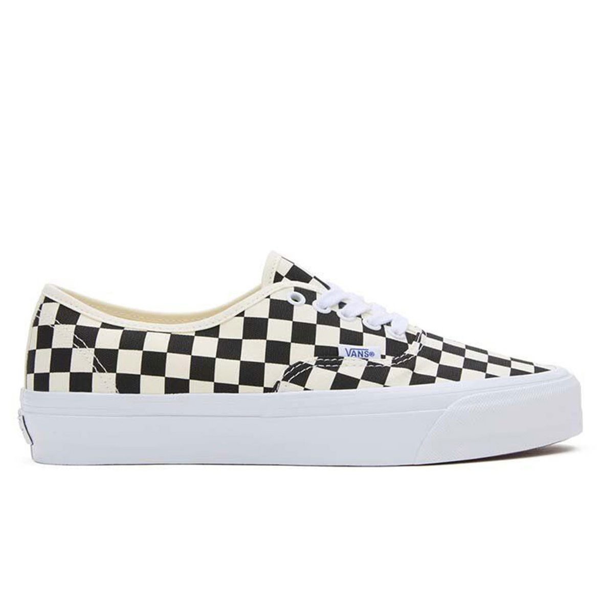 国内配送 VANS PREMIUM AUTHENTIC 44 WHITE/BLACK Vans Premium Authentic 44 Canvas Sneaker - Checkerboard