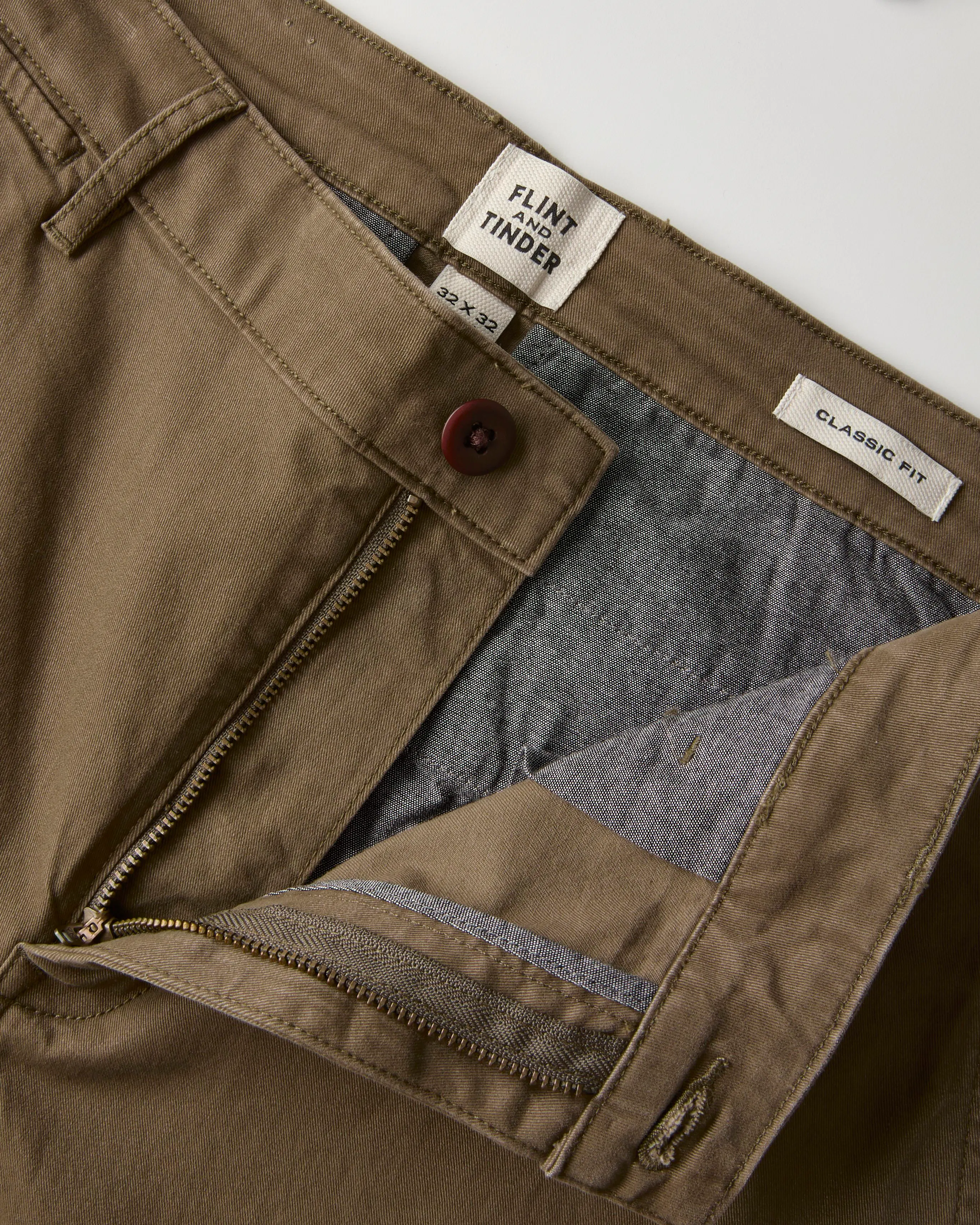Flint and Tinder 365 Chino Pant - HB Classic - Military Olive